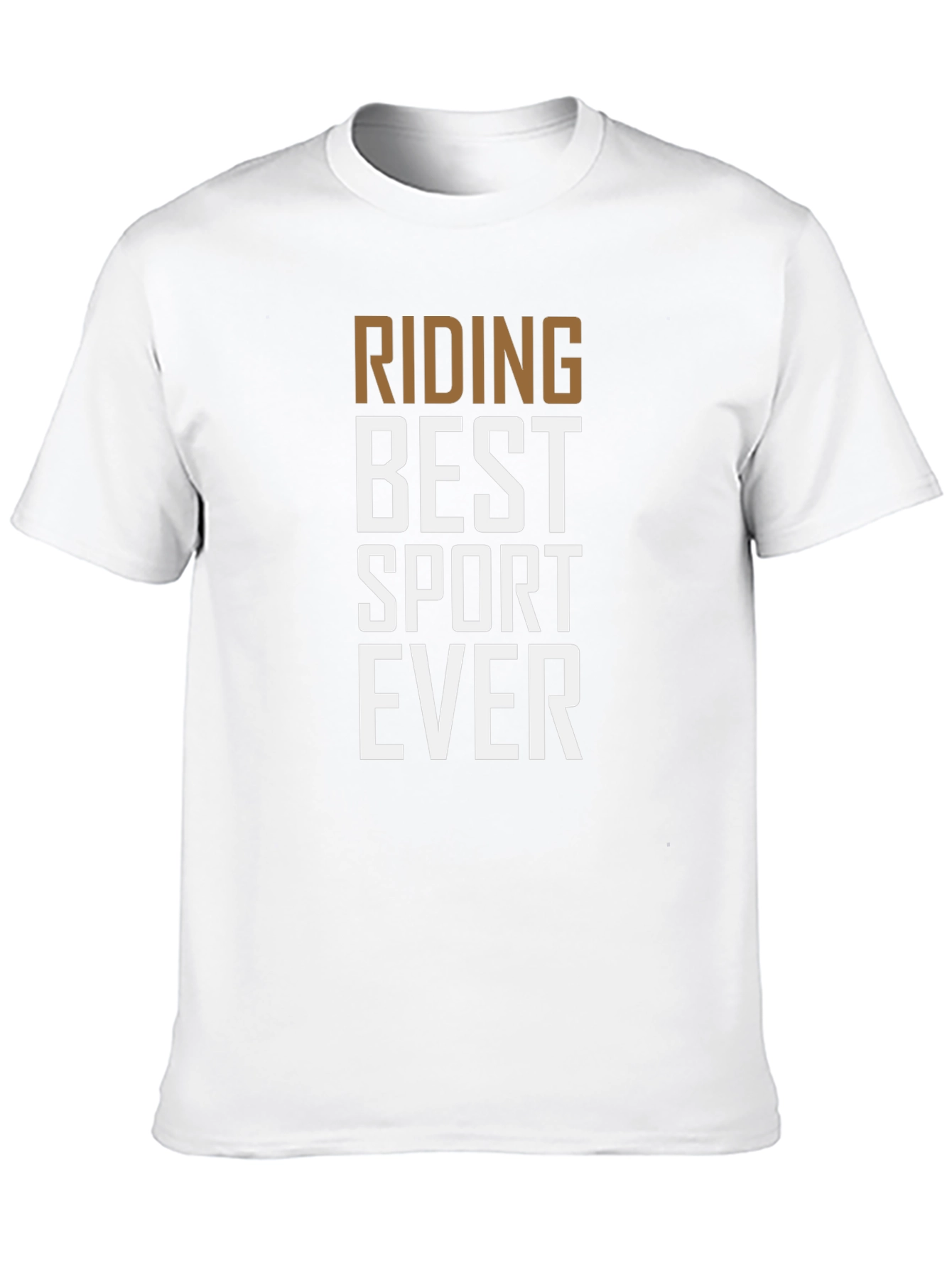 Riding Best Sport Ever Graphic Tee - Black