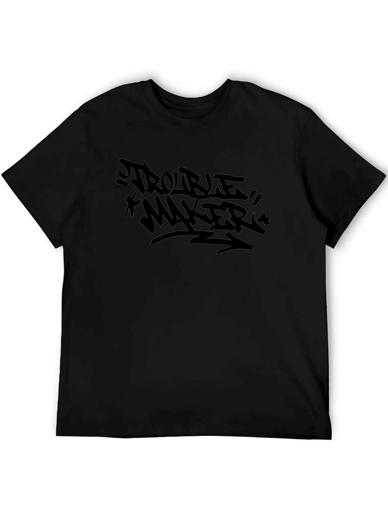 Trouble Maker Graphic Tee - Bold Streetwear Style