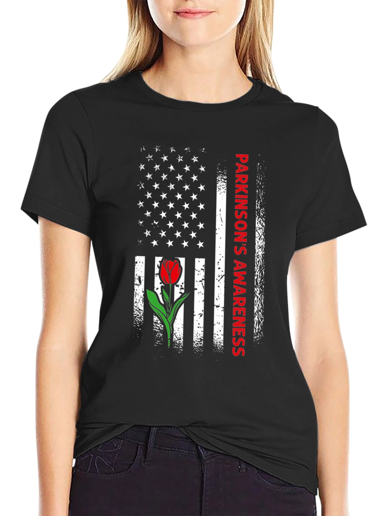 Parkinsons Awareness Flag T-Shirt