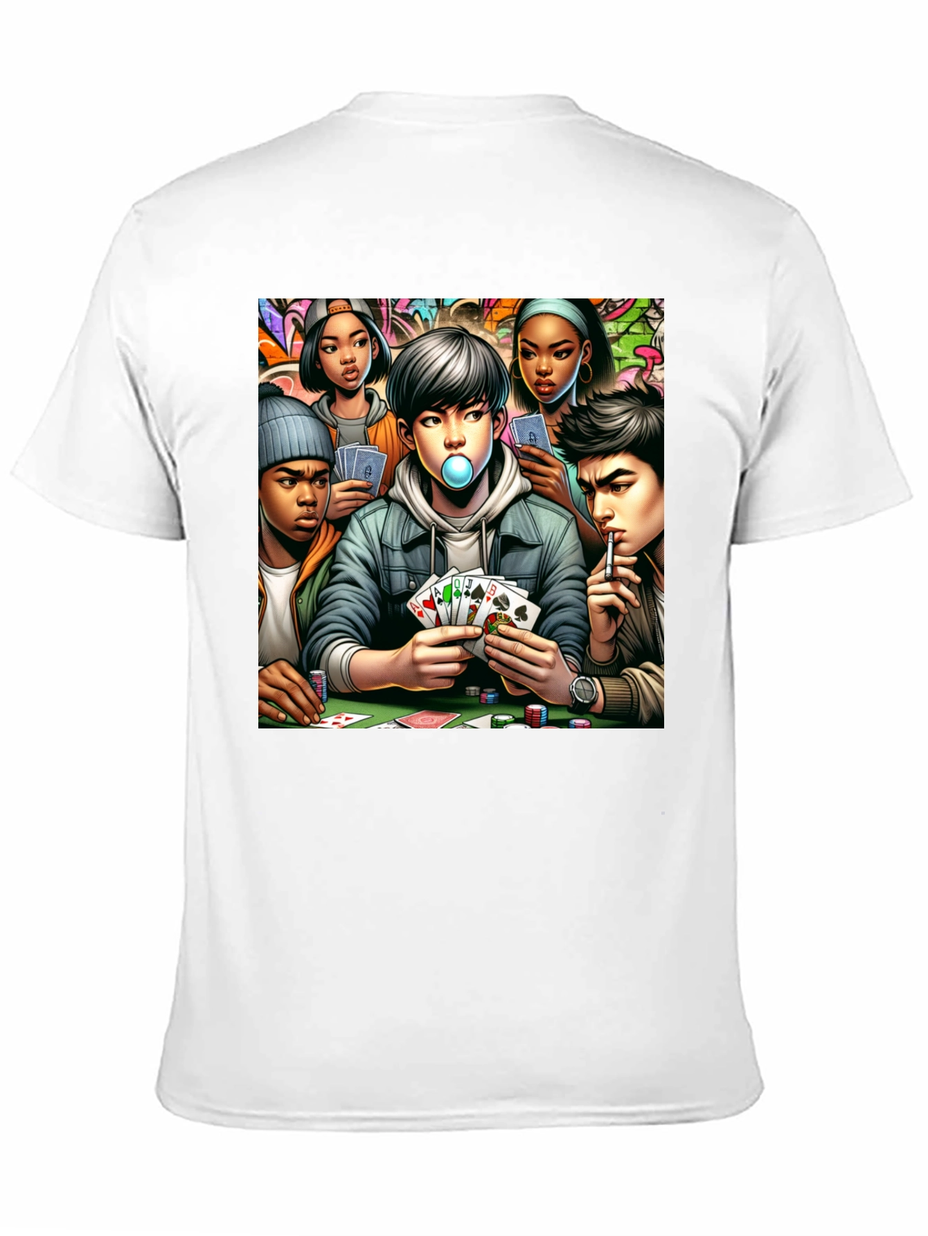 Poker Night T-Shirt: Street Style Graphic Tee