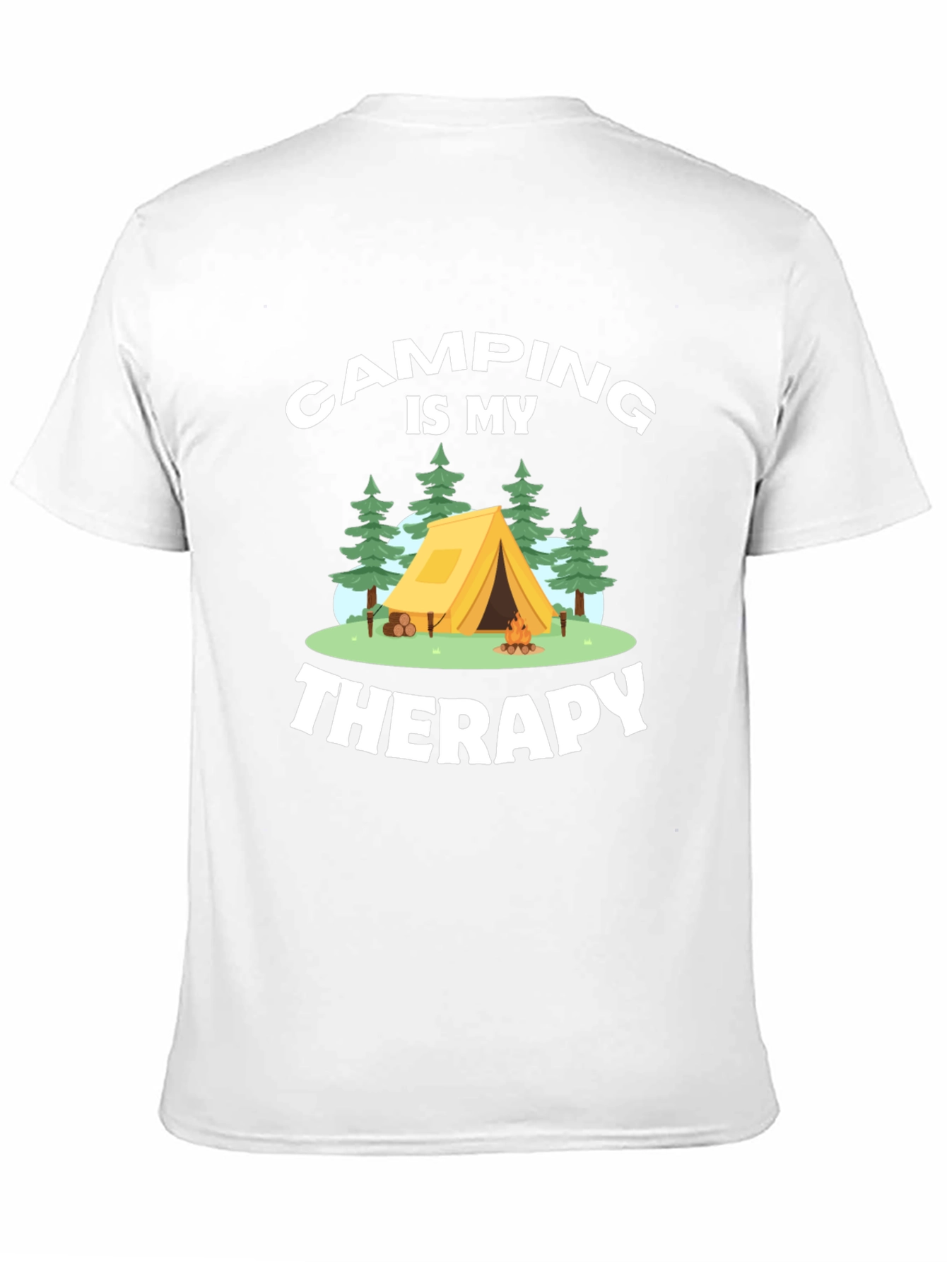 Camping is My Therapy Graphic T-Shirt