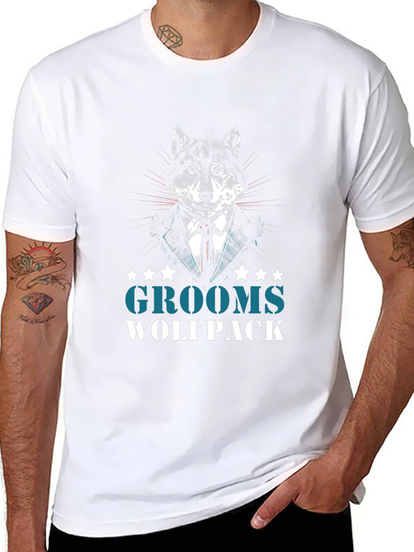 Grooms Wolfpack T-Shirt