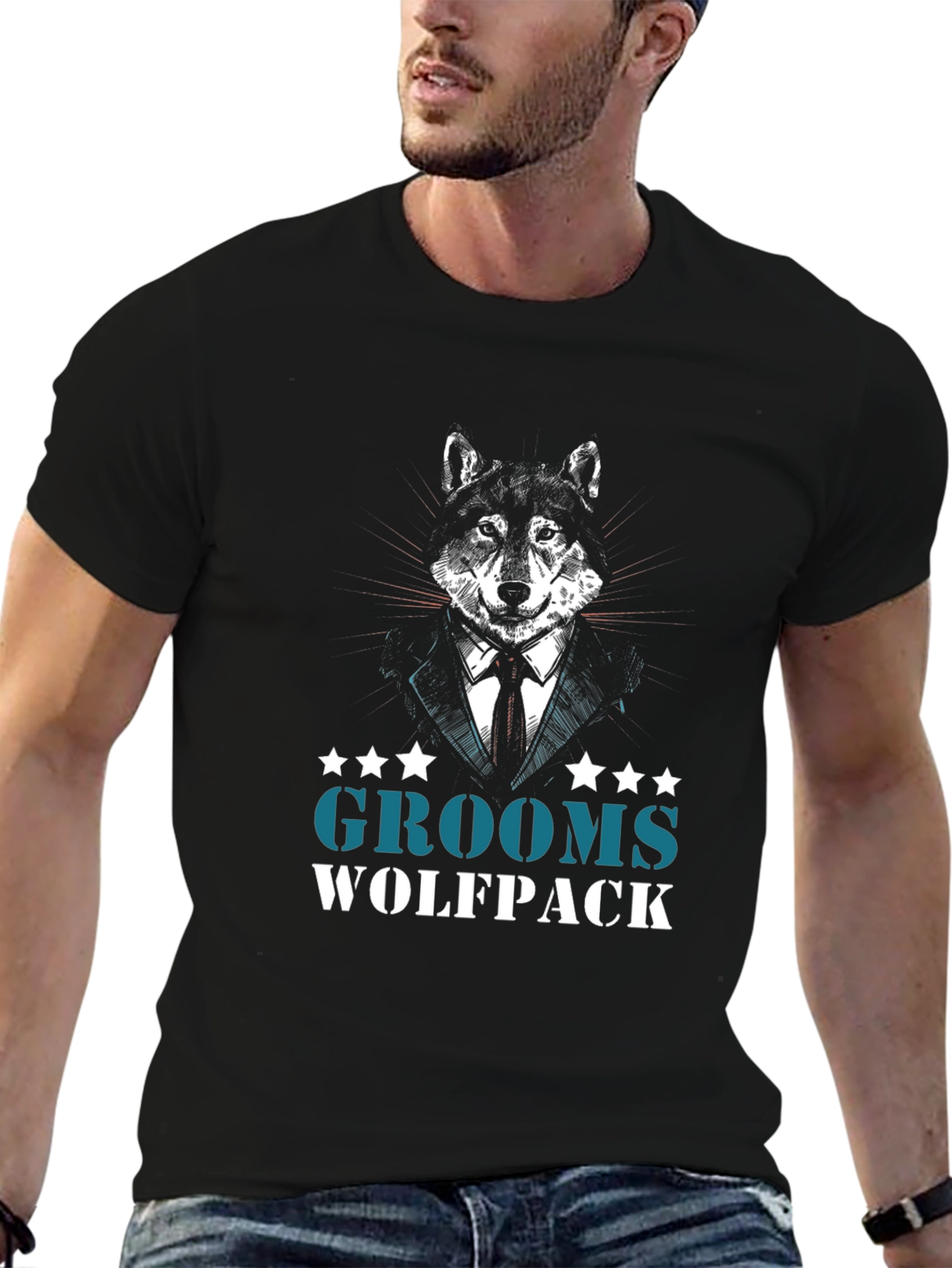 Grooms Wolfpack T-Shirt