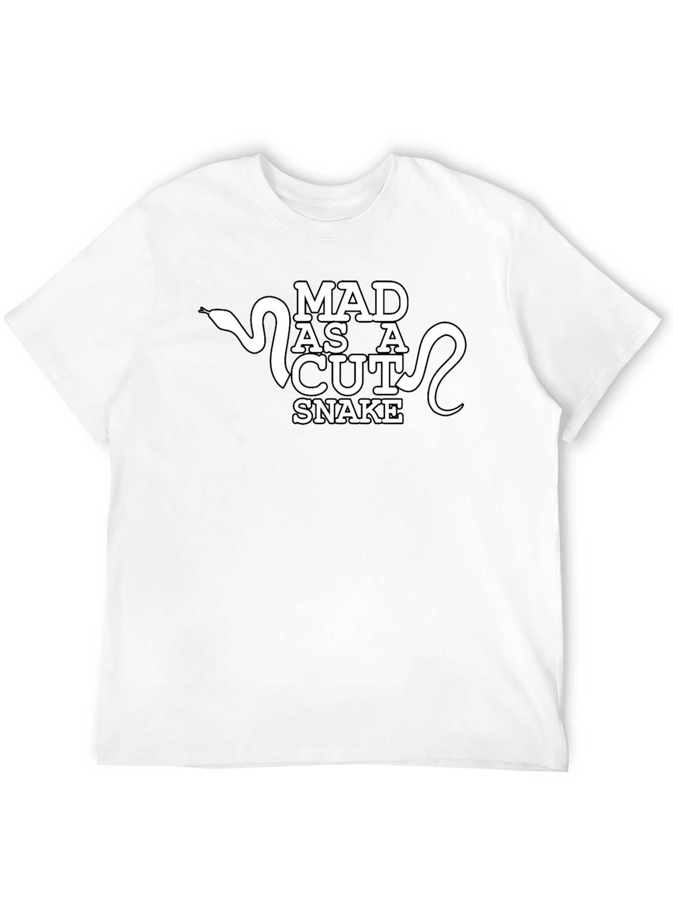Mad as a Cut Snake Graphic T-Shirt