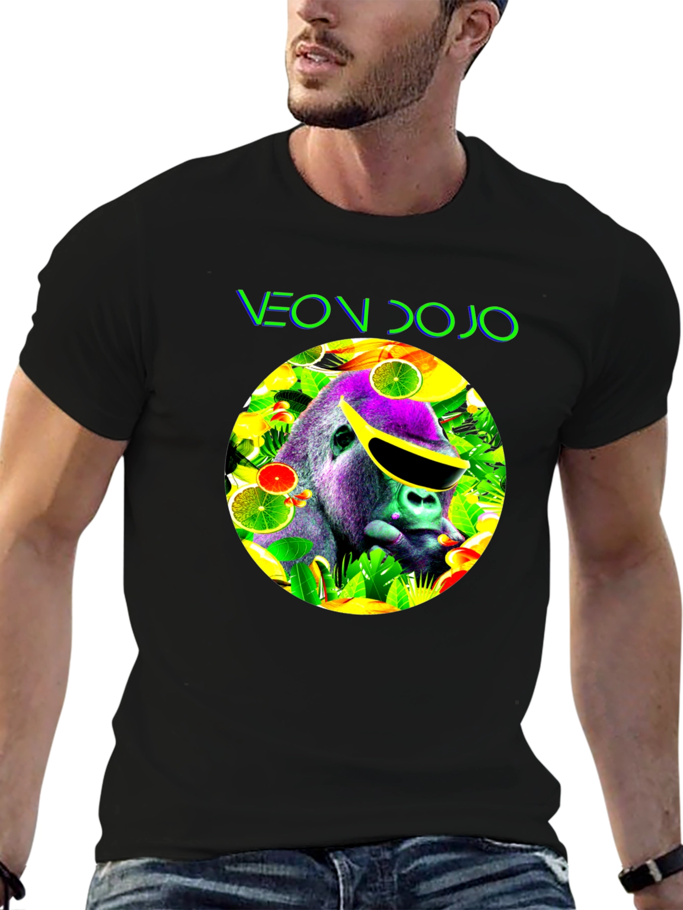 Neon Dojo Gorilla Graphic T-Shirt