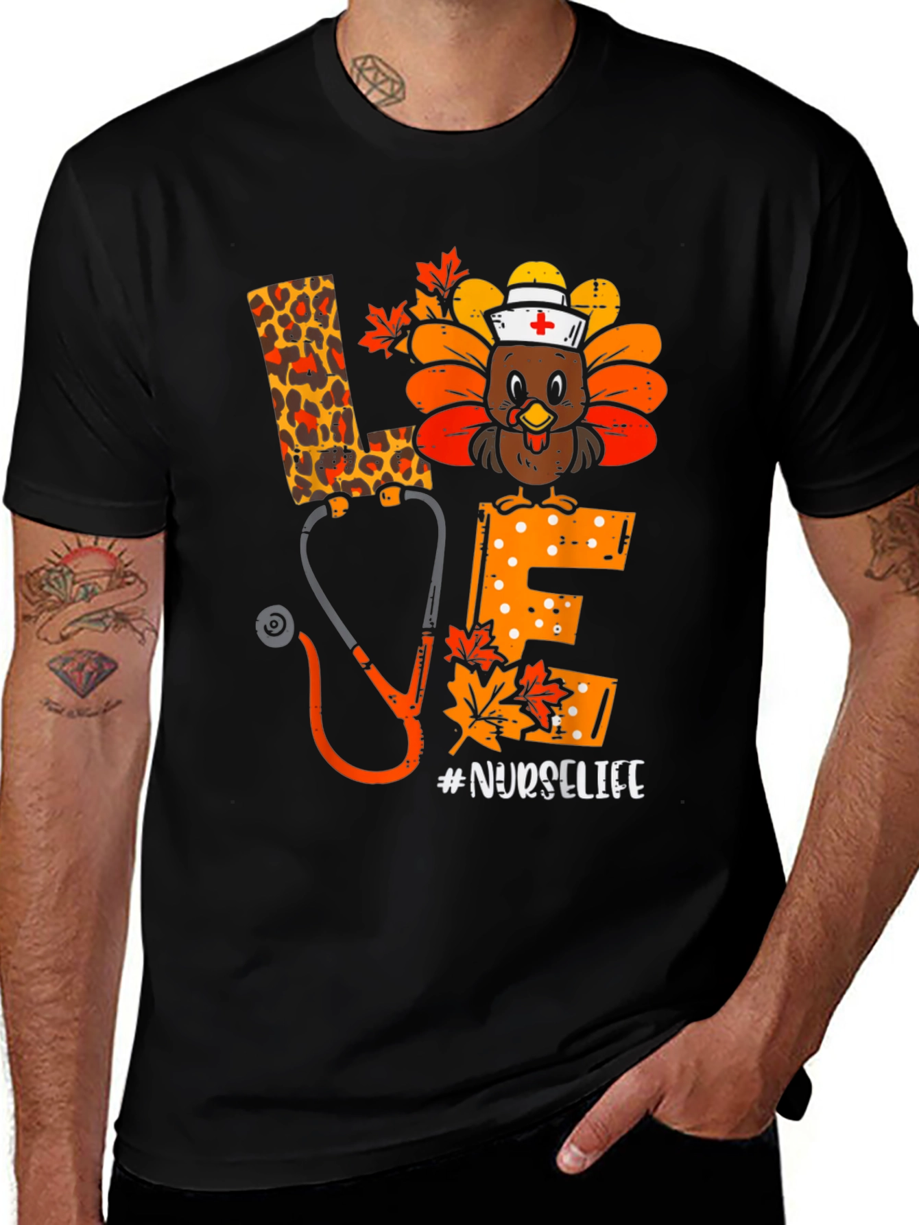 Nurse Life Turkey Love T-Shirt