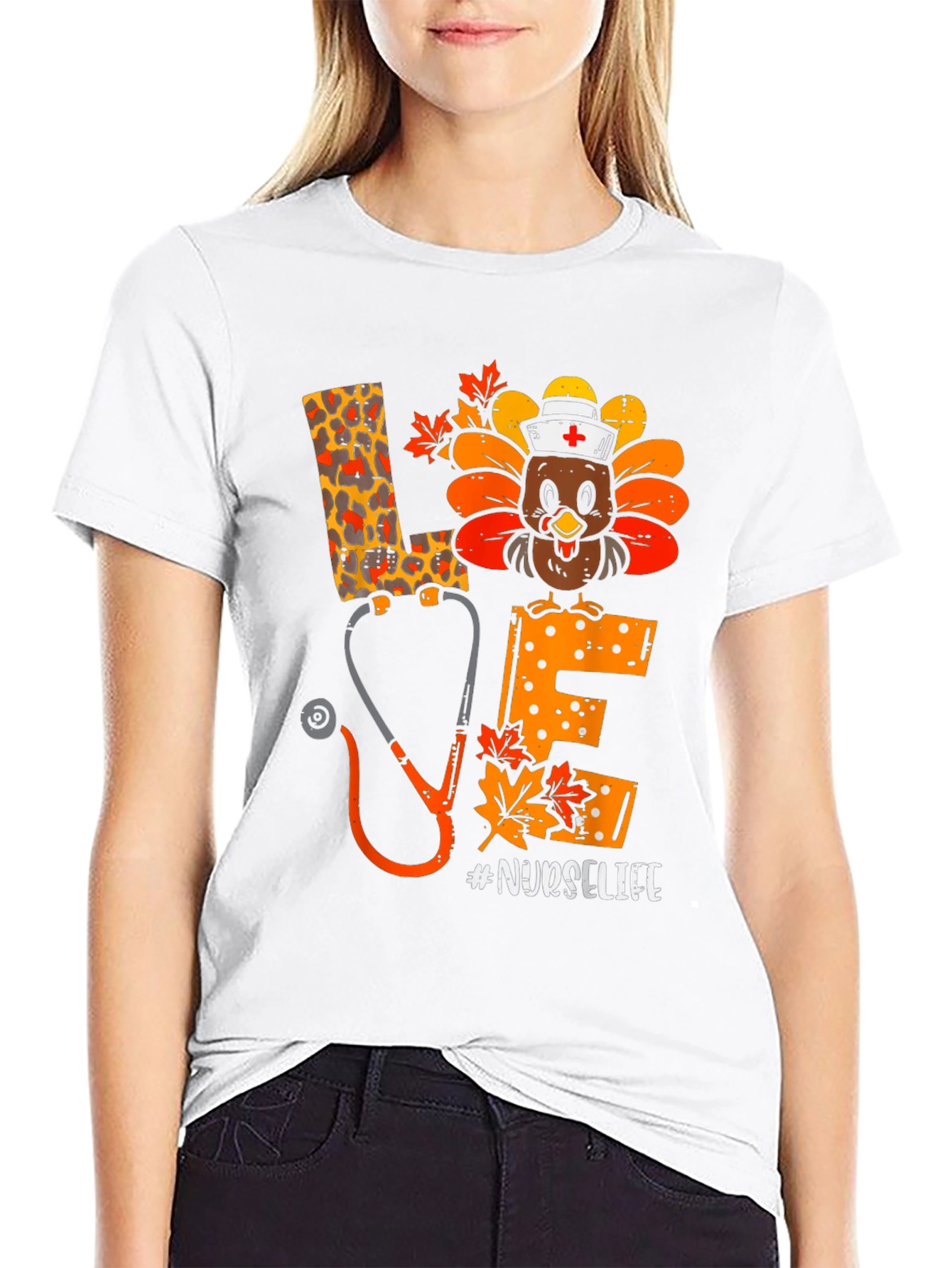 Nurse Life Turkey Love T-Shirt