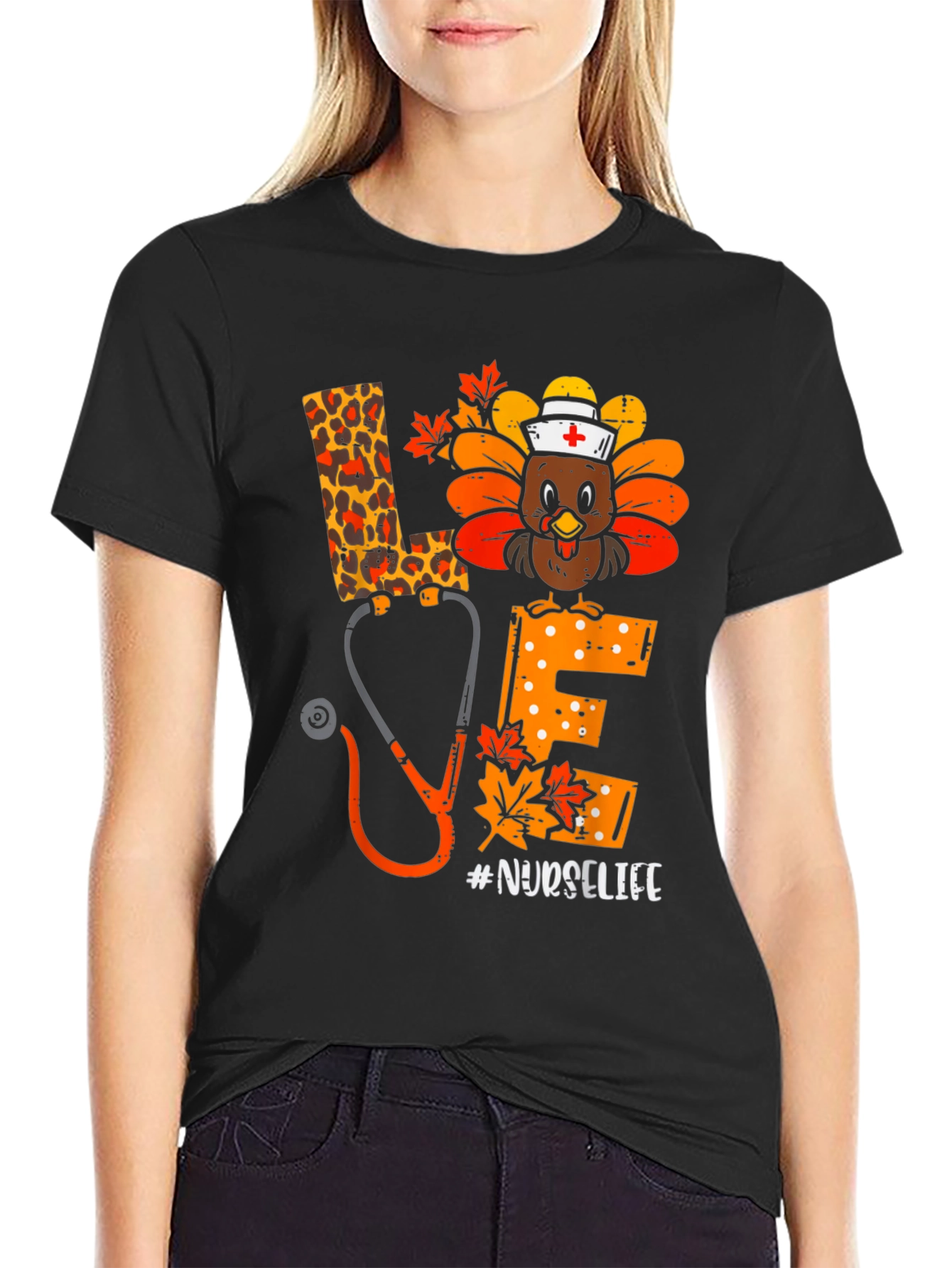 Nurse Life Turkey Love T-Shirt