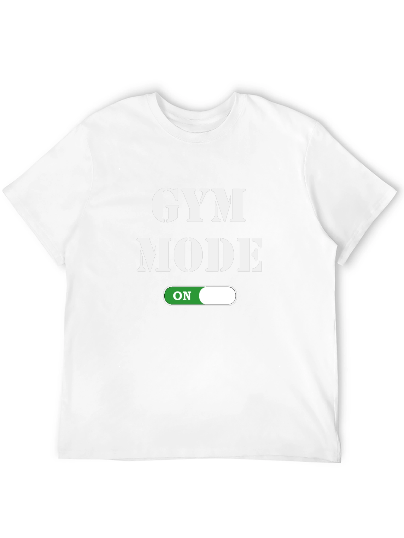 Gym Mode On Black Graphic T-Shirt