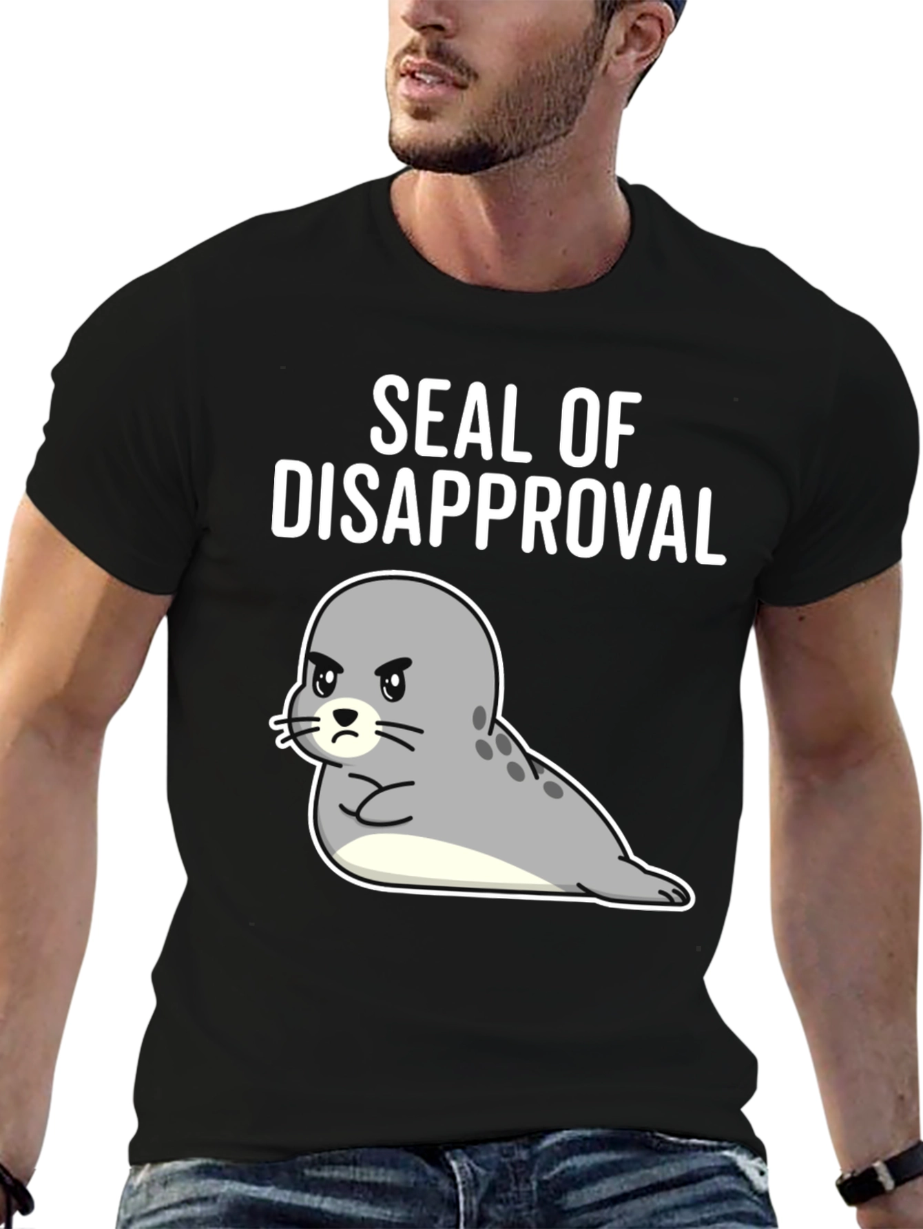 Seal of Disapproval Graphic Tee - Funny Novelty Shirt