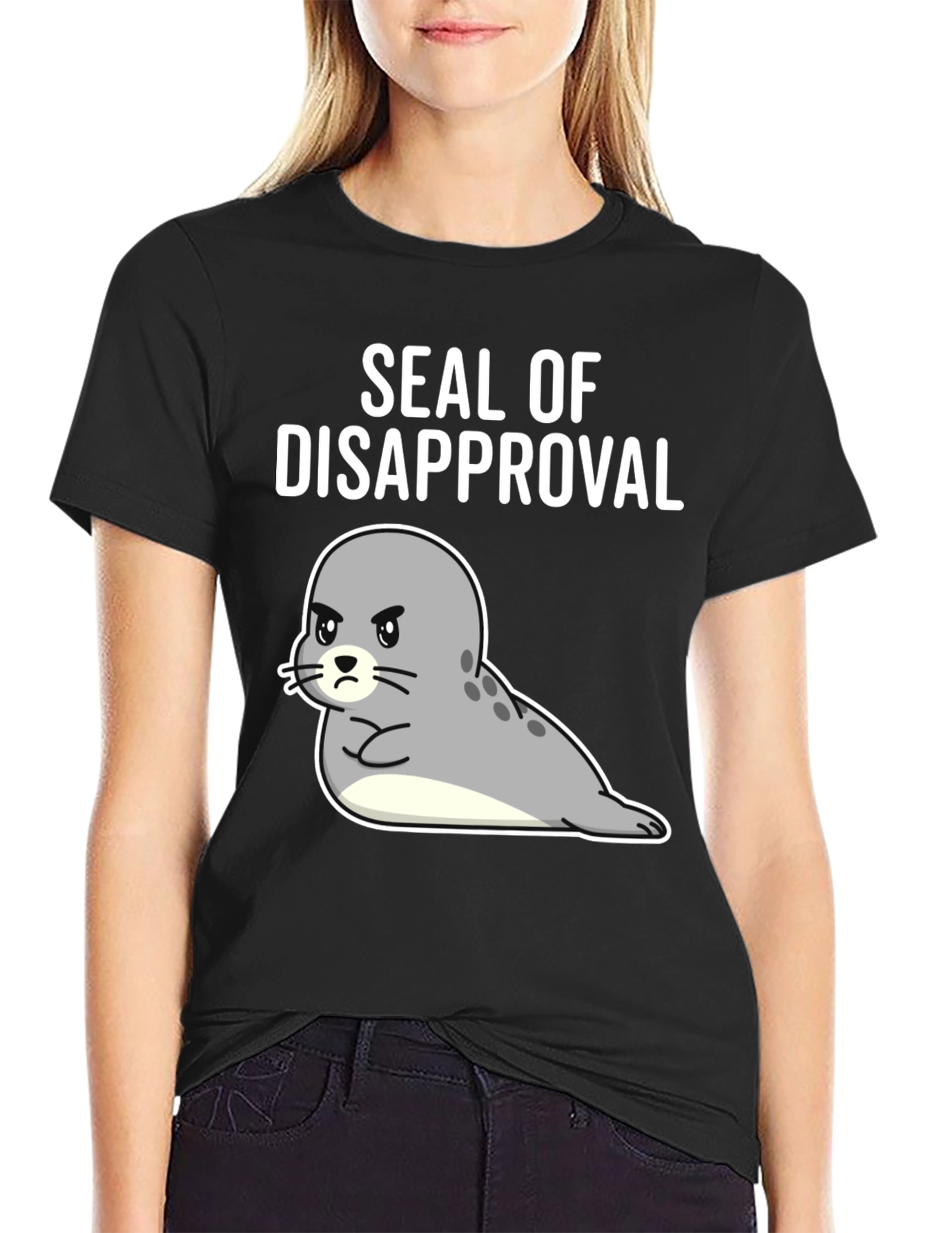 Seal of Disapproval Graphic Tee - Funny Novelty Shirt