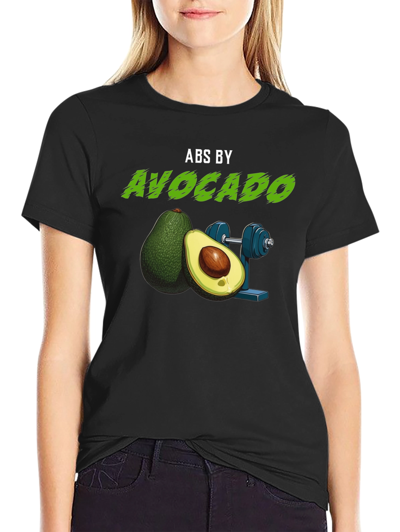Abs by Avocado Black T-Shirt