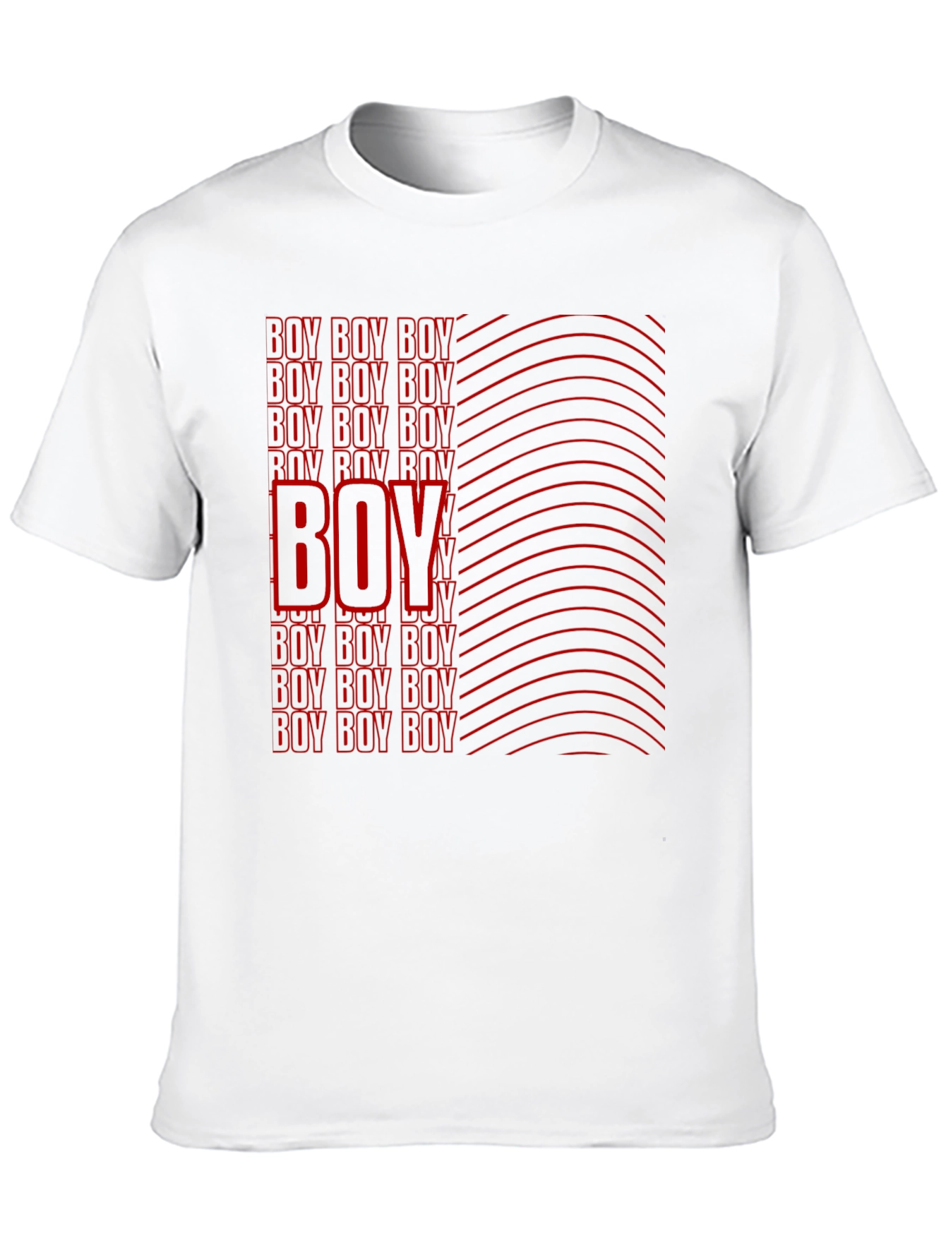Boy Graphic Print Black T-Shirt
