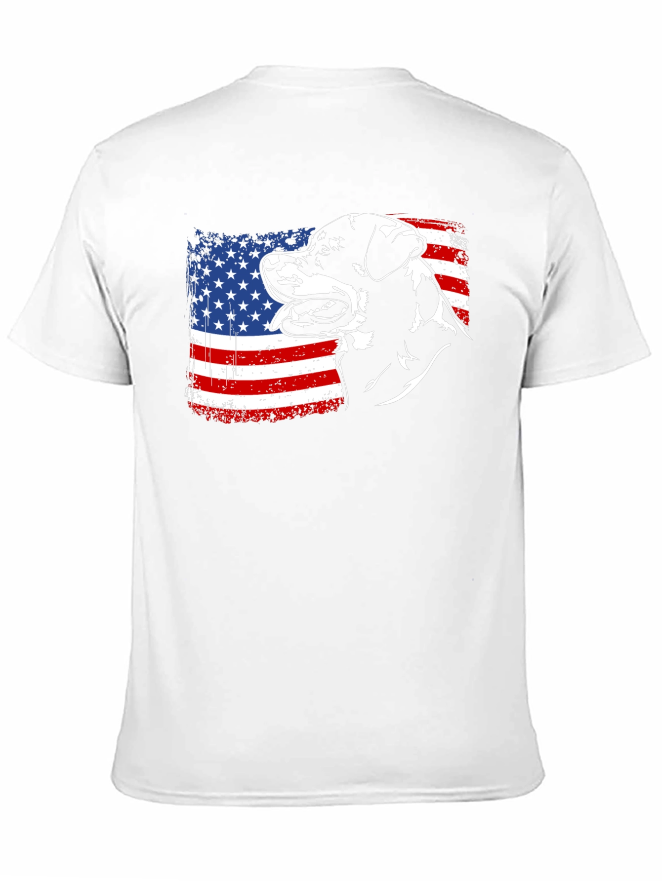 American Rottweiler T-Shirt - Patriotic Dog Tee