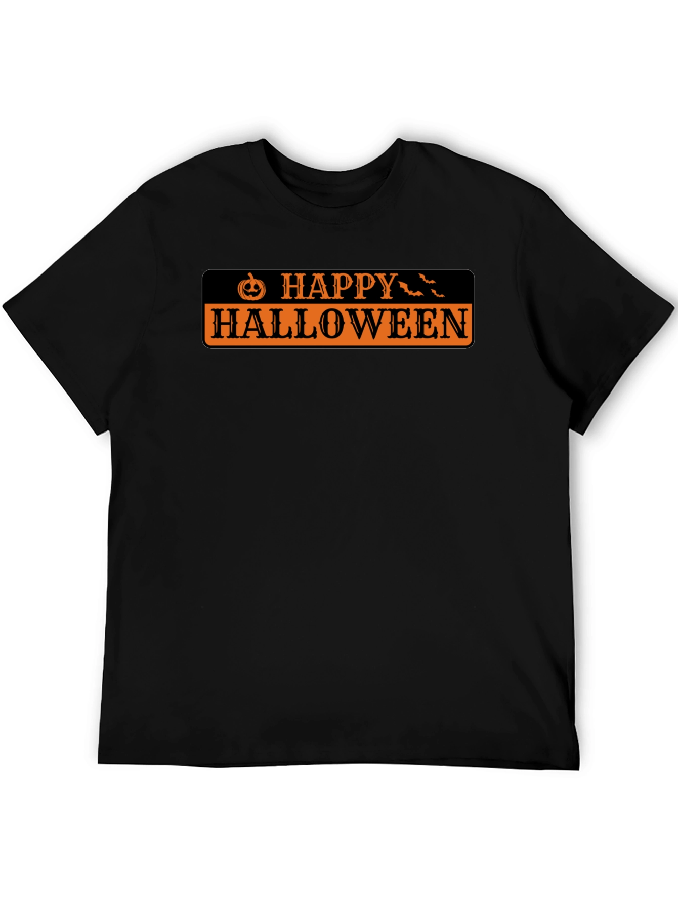 Happy Halloween Black T-Shirt