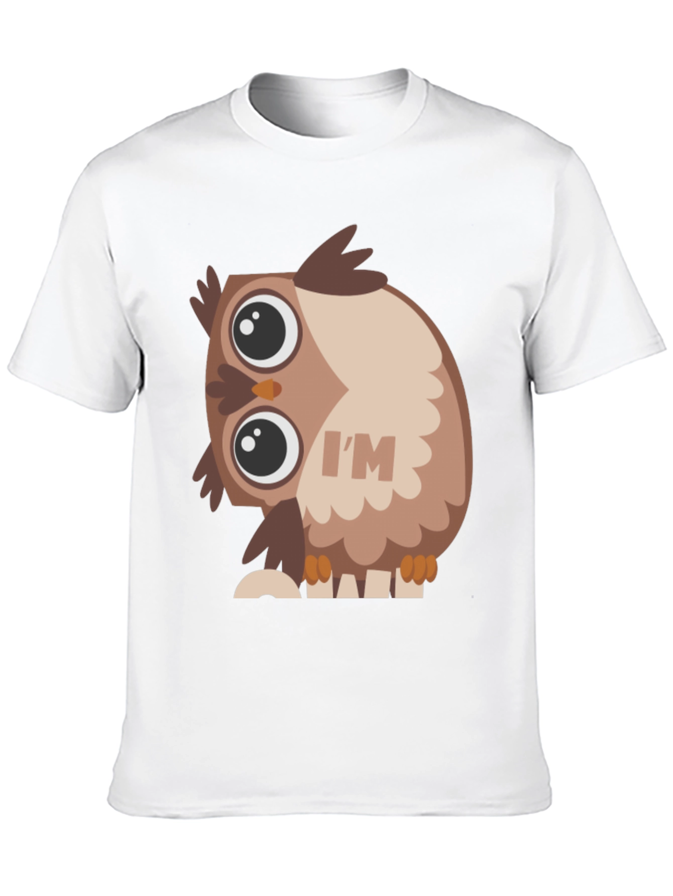 Owl Graphic Black T-Shirt - Unique Design
