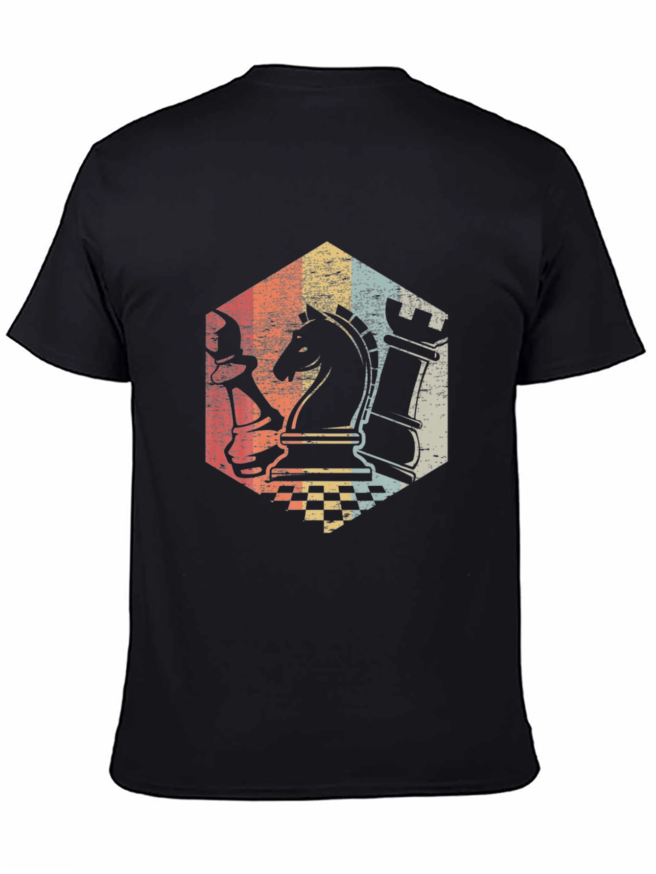 Chess Piece Retro Graphic Tee