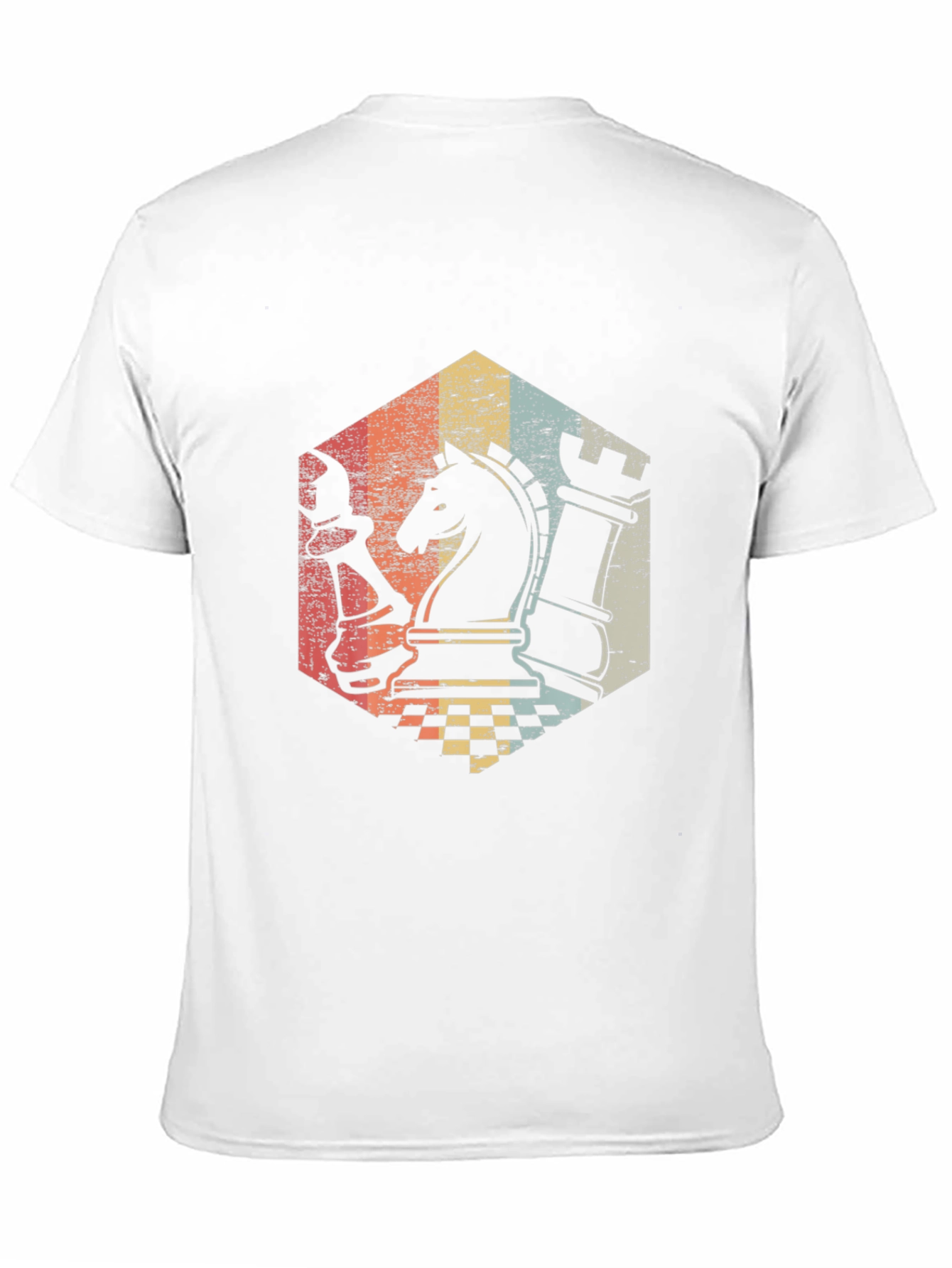Chess Piece Retro Graphic Tee