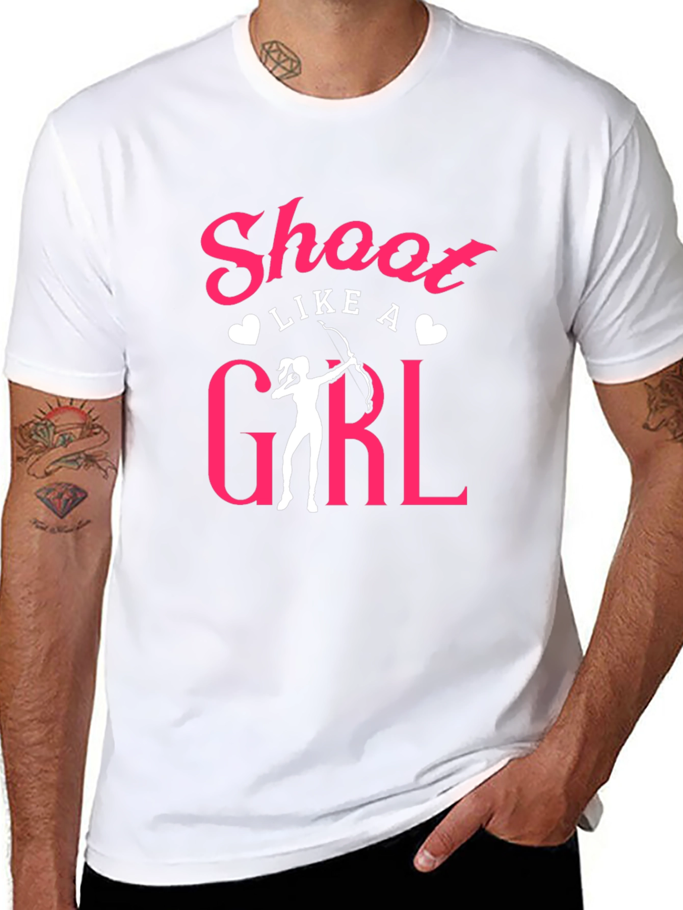 Shoot Like A Girl Graphic Tee - Archery T-Shirt