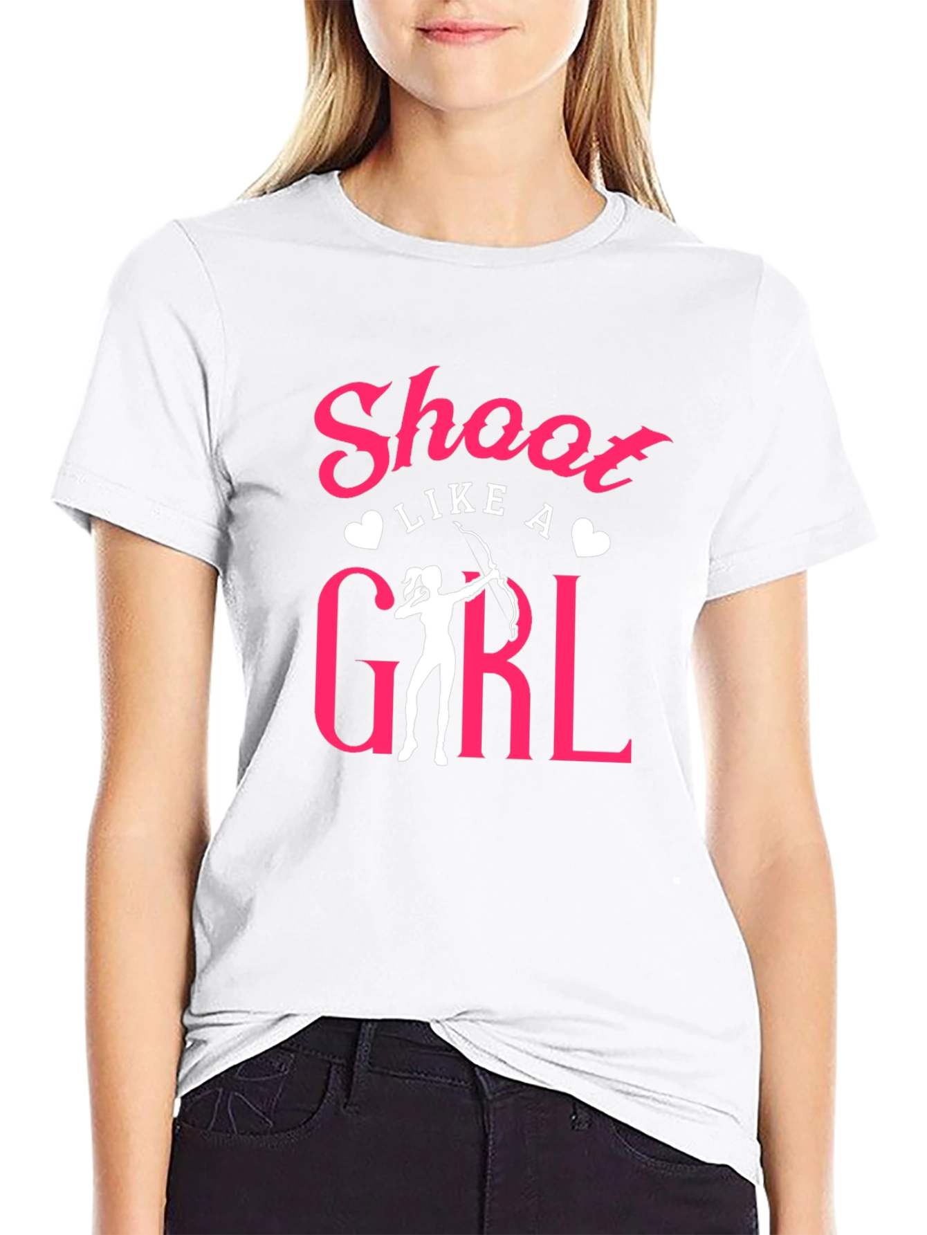 Shoot Like A Girl Graphic Tee - Archery T-Shirt