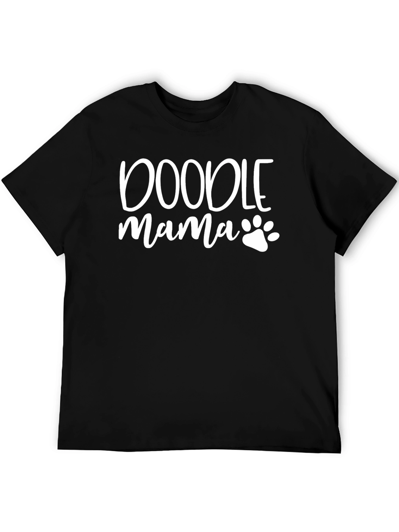 Doodle Mama Black Graphic Tee
