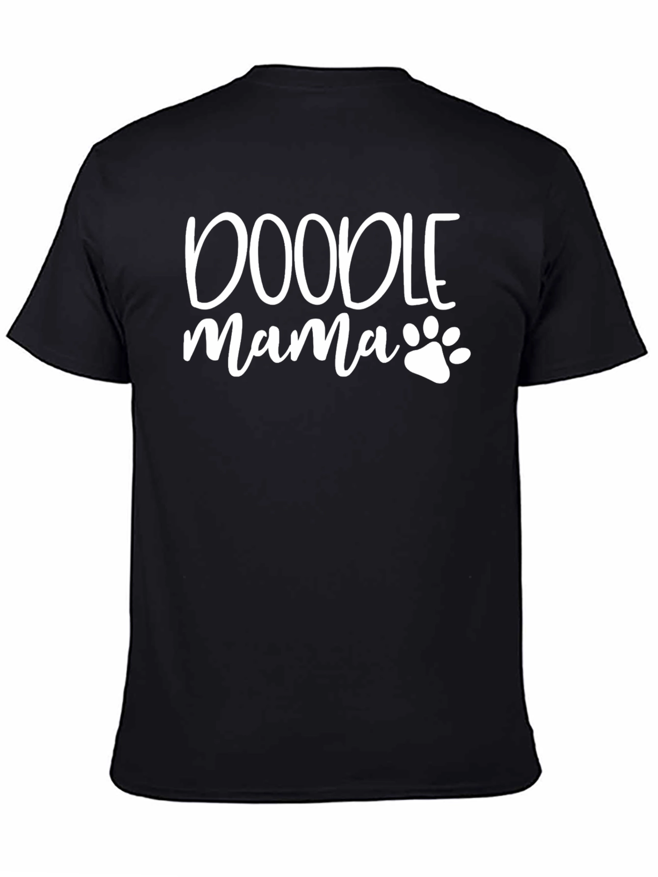 Doodle Mama Black Graphic Tee