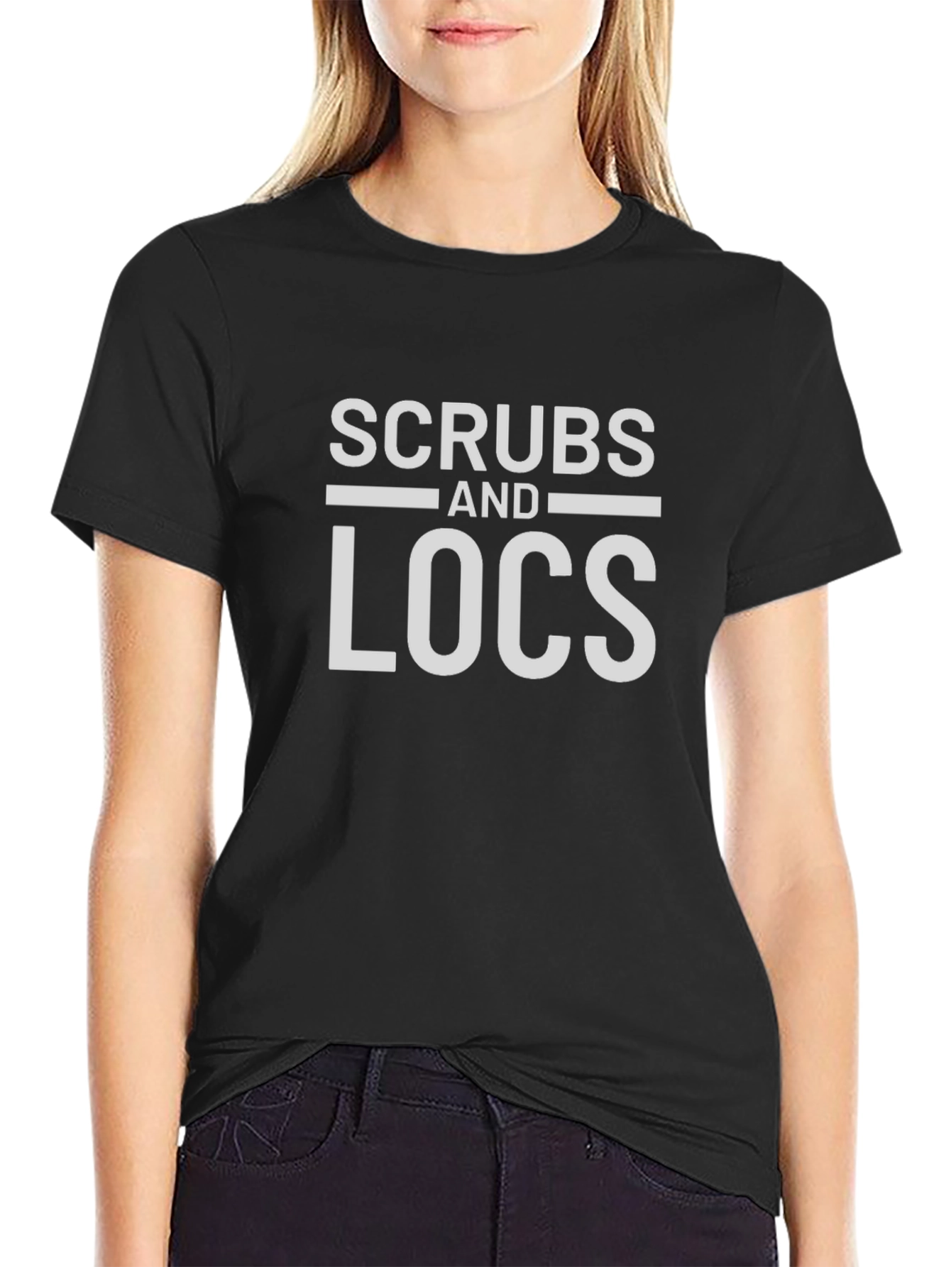 Scrubs & Locs Graphic Tee - Unisex Cotton Blend
