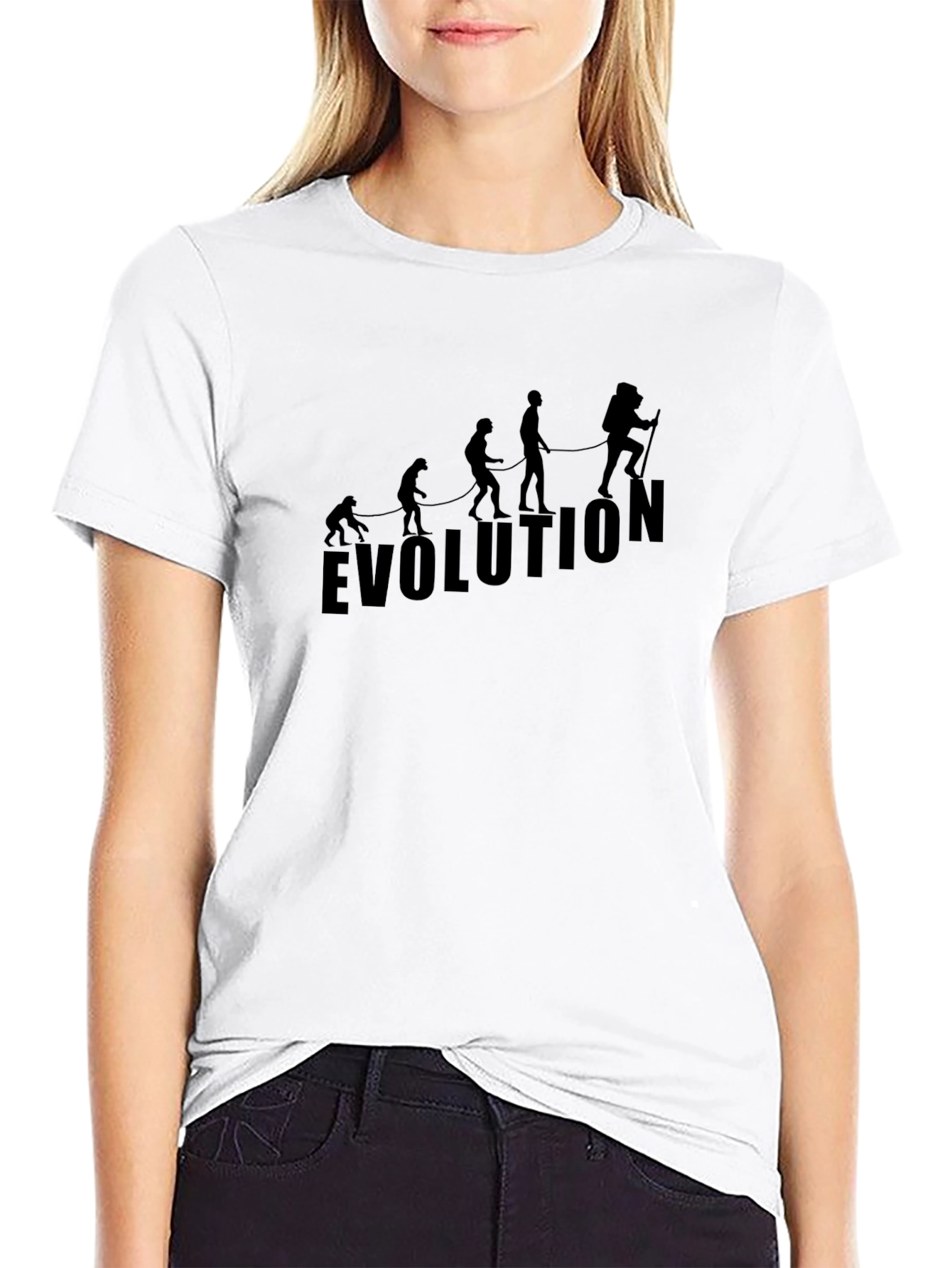 Evolution T-Shirt - Black Graphic Tee