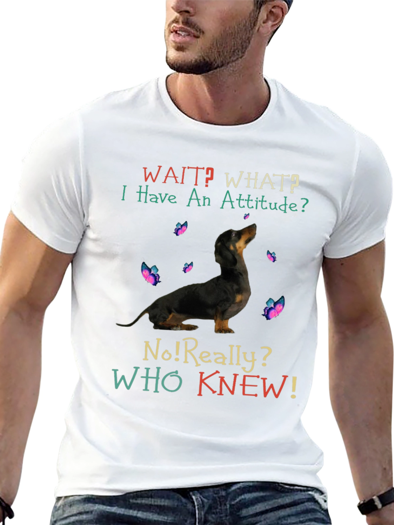 Dog Attitude T-Shirt: Funny Graphic Tee