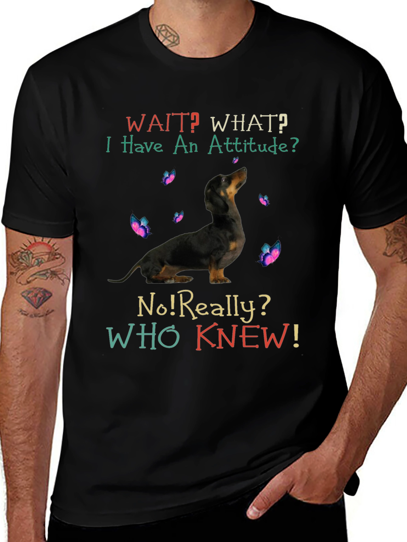 Dog Attitude T-Shirt: Funny Graphic Tee