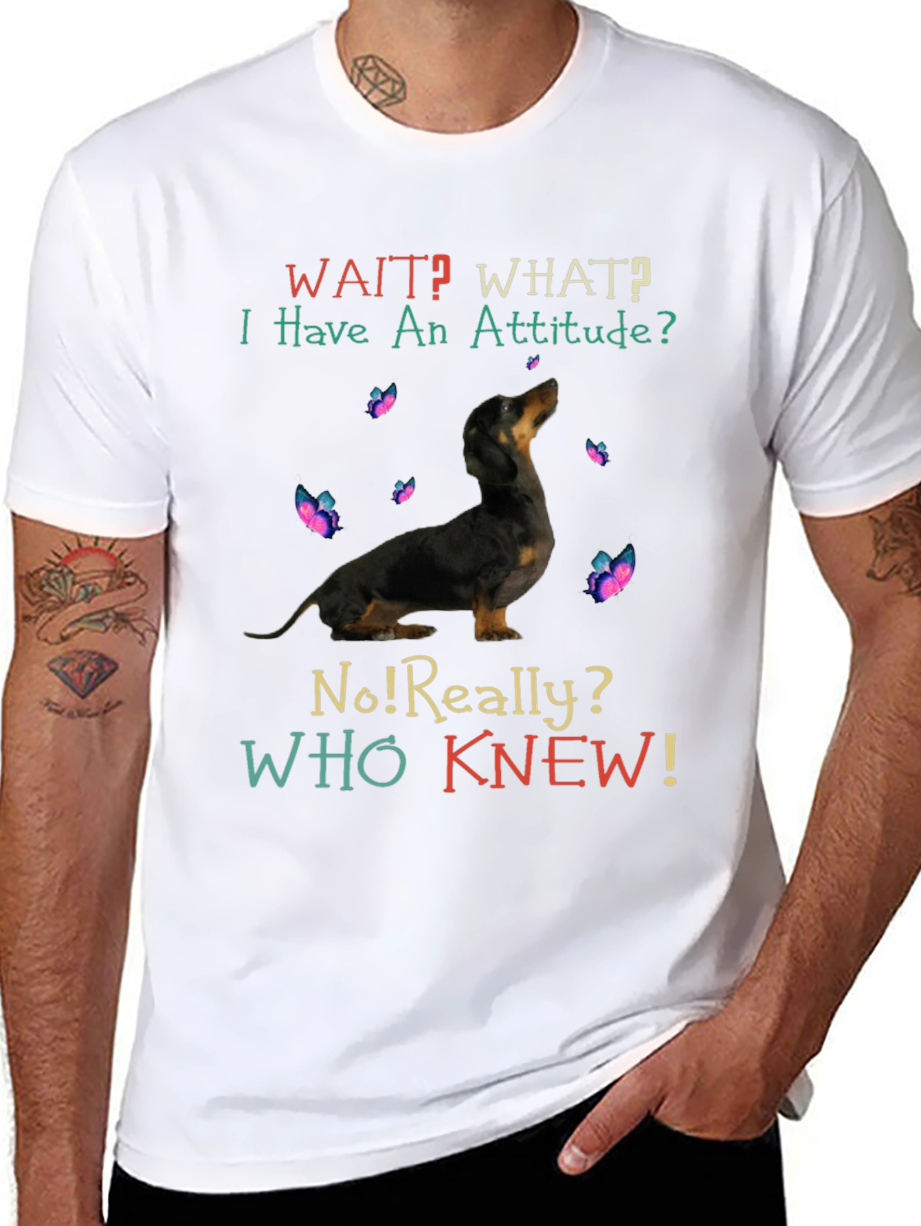 Dog Attitude T-Shirt: Funny Graphic Tee