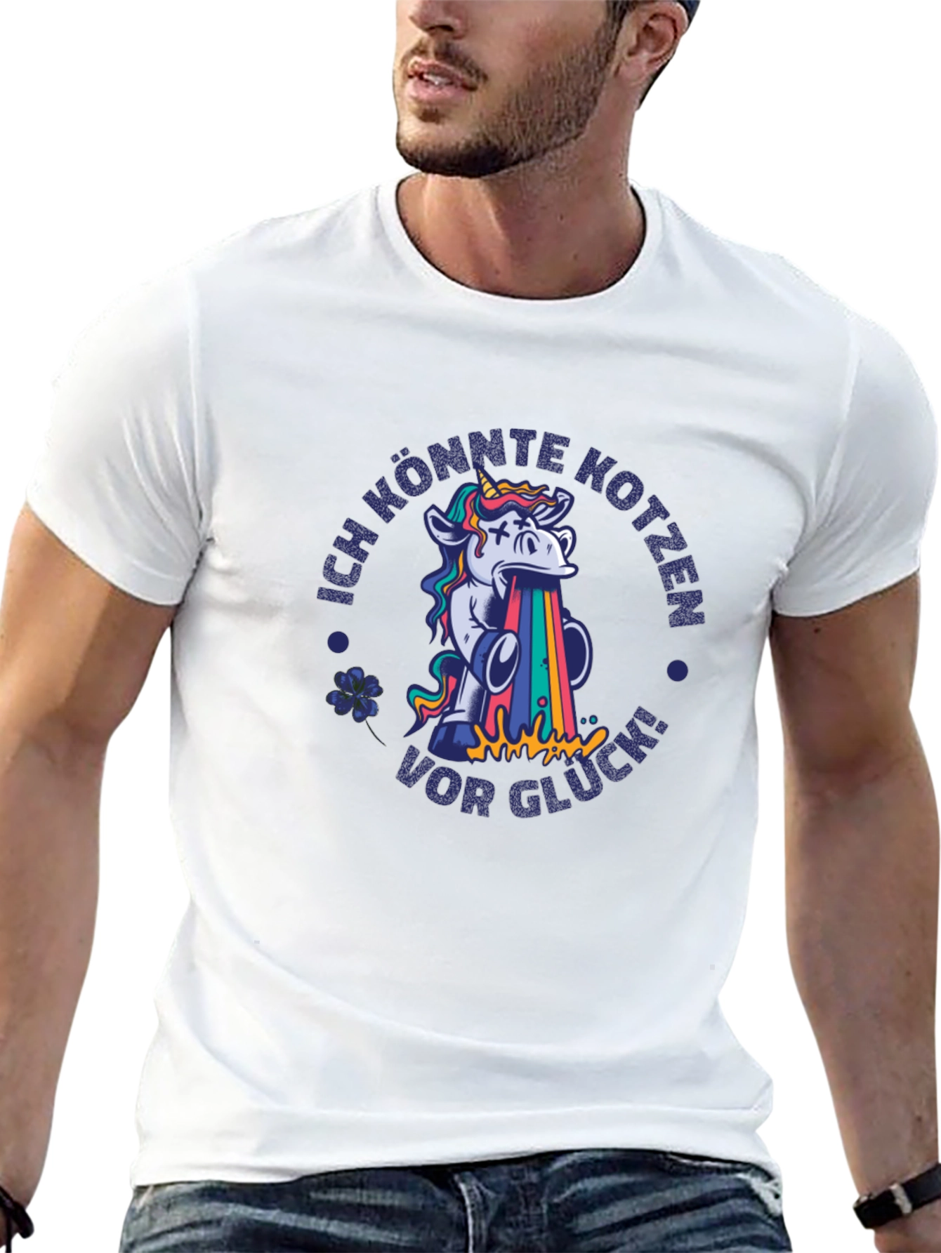 Unicorn Rainbow Vomit T-Shirt