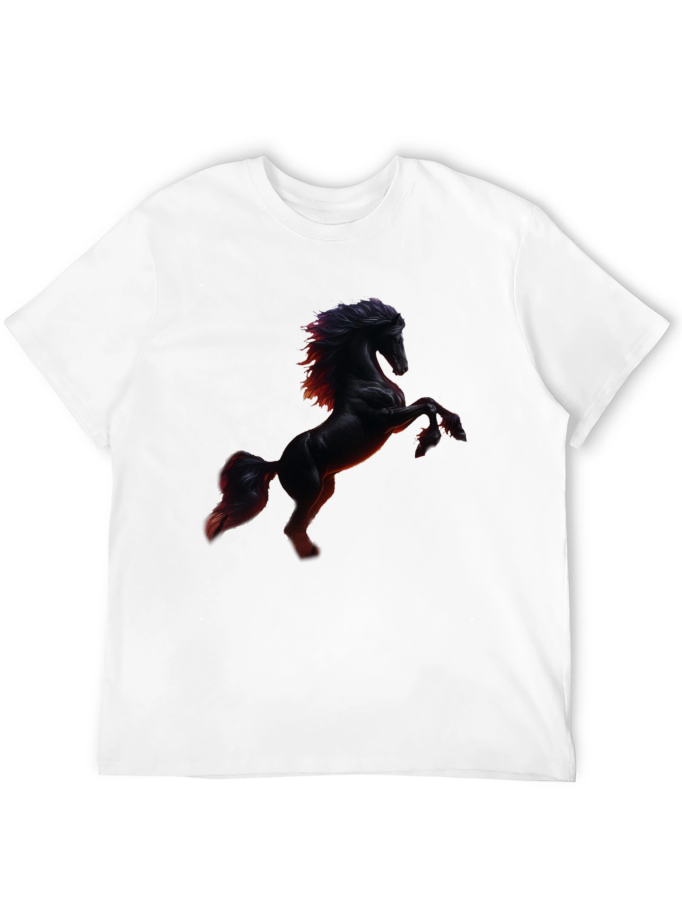 Horse Graphic Black T-Shirt
