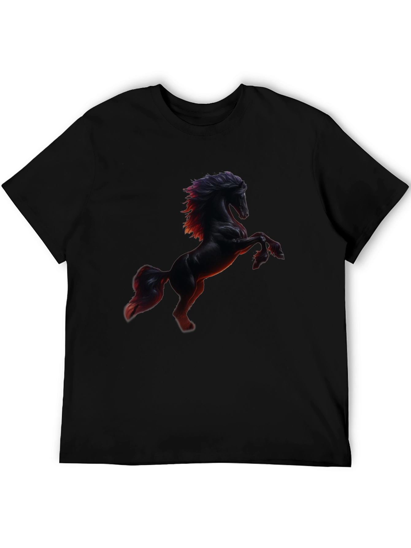 Horse Graphic Black T-Shirt