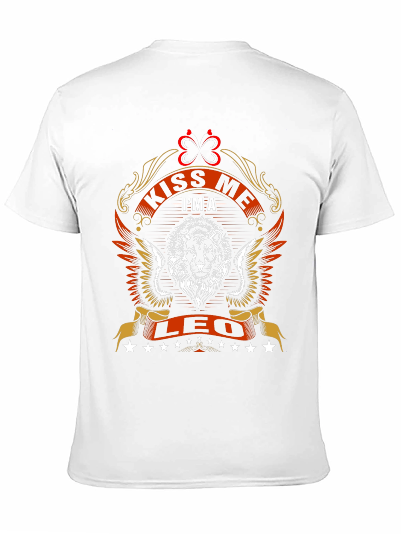 Kiss Me Im A Leo T-Shirt - Lion Design