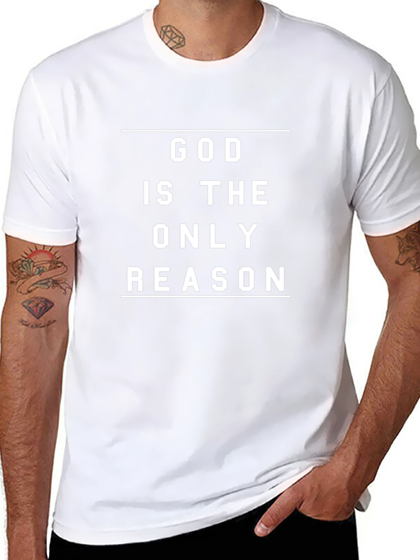 God Is The Only Reason T-Shirt - Christian Apparel
