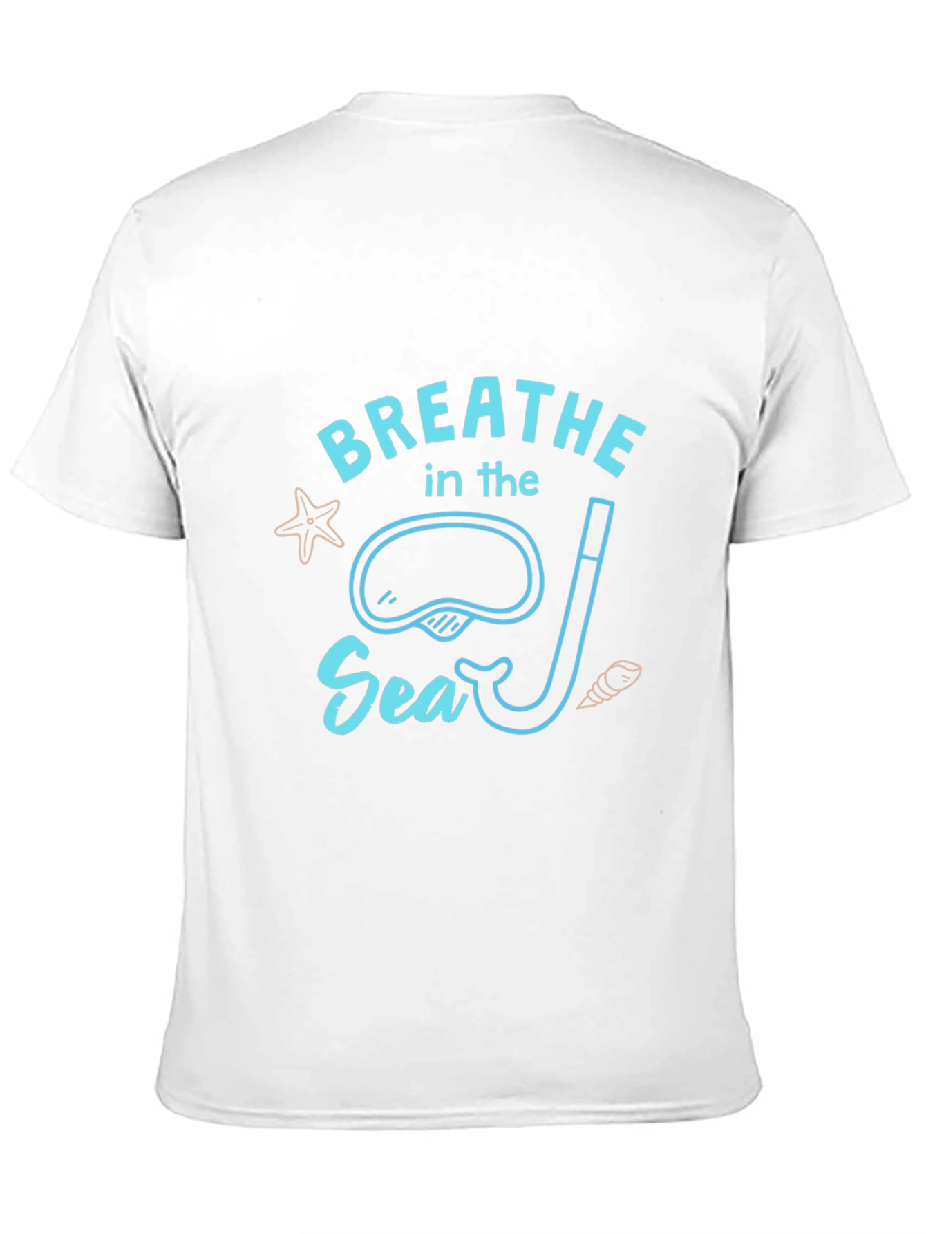 Breathe In The Sea Black T-Shirt