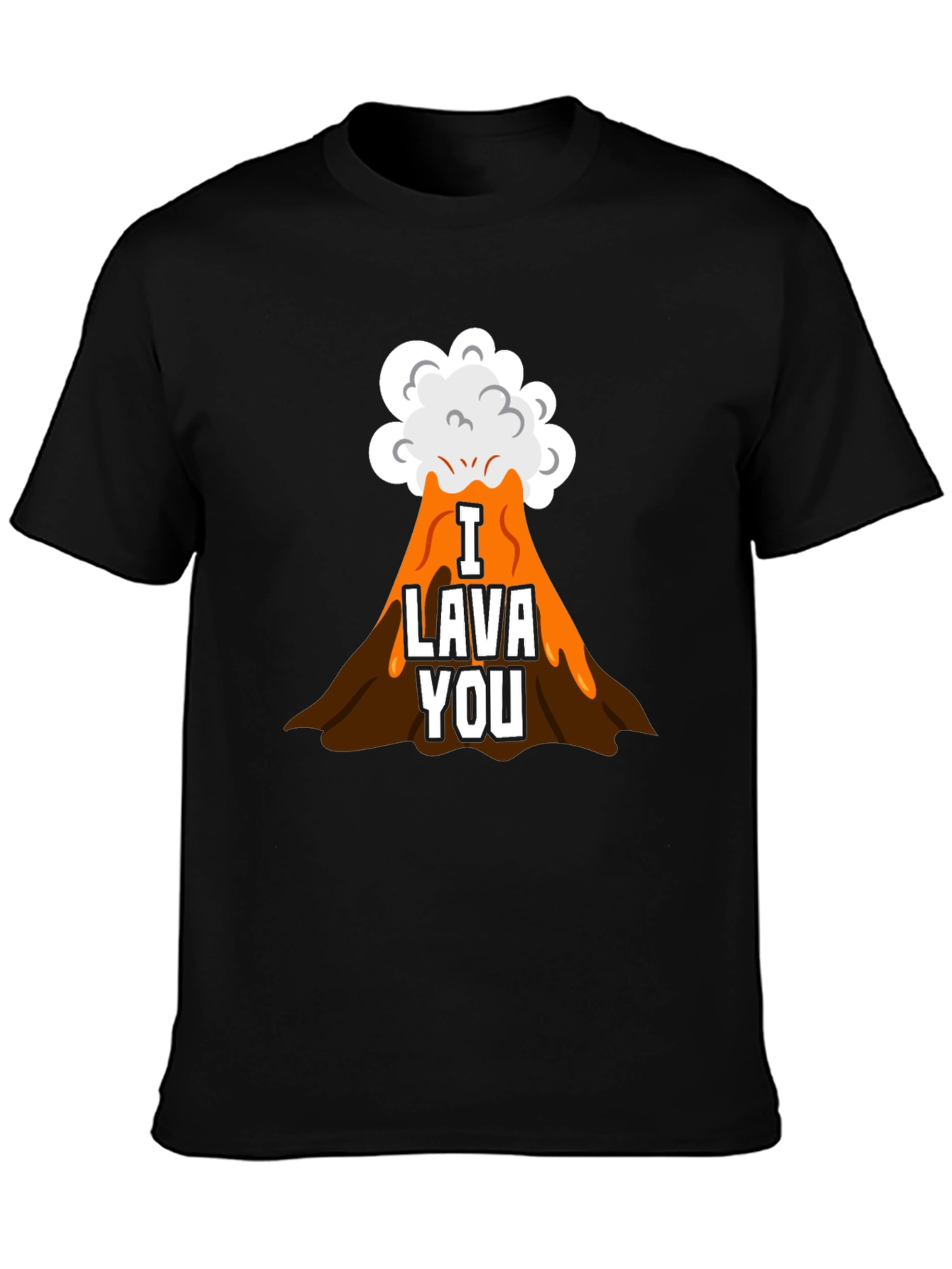 I Lava You Graphic Tee - Black T-Shirt