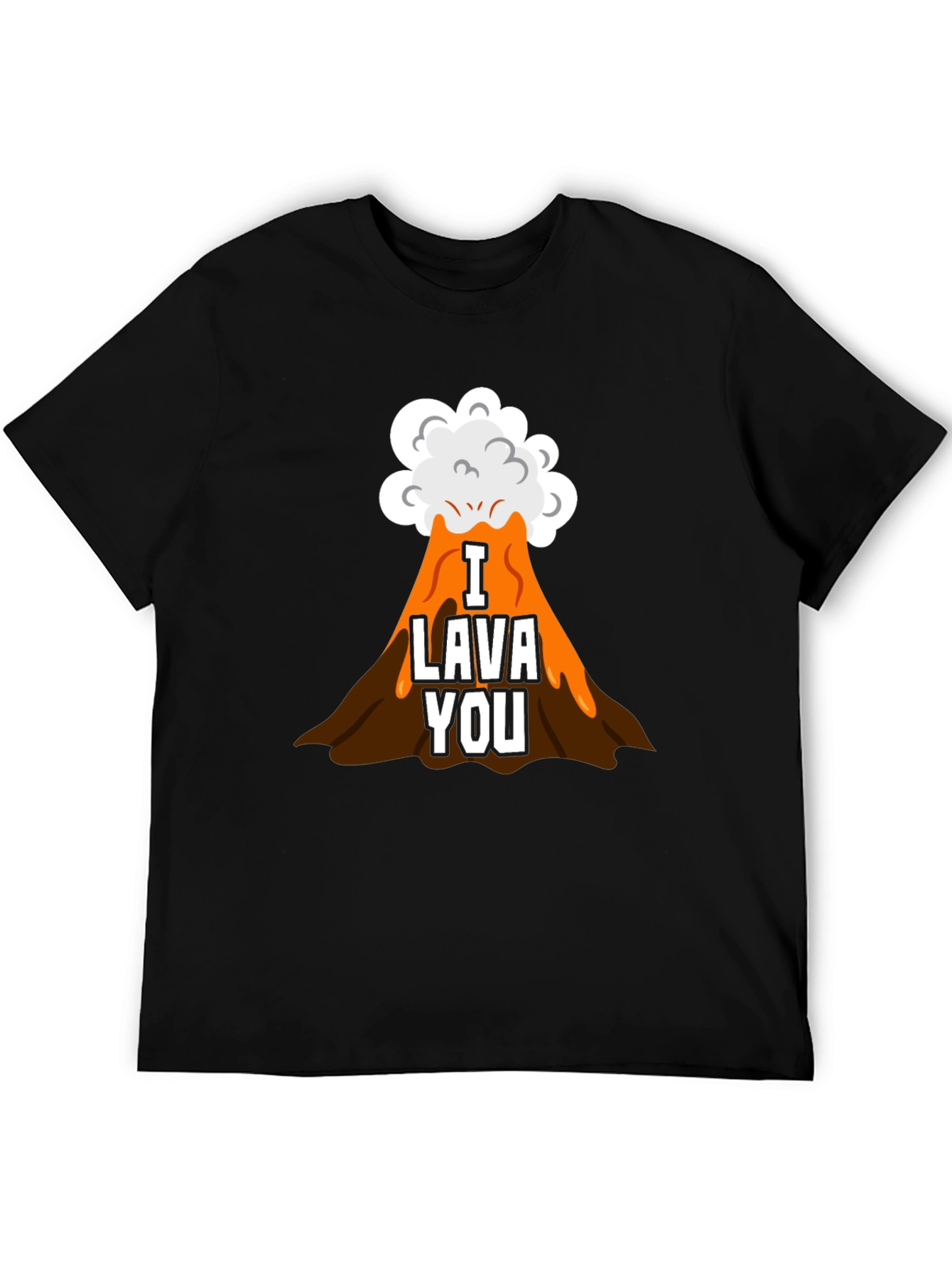 I Lava You Graphic Tee - Black T-Shirt