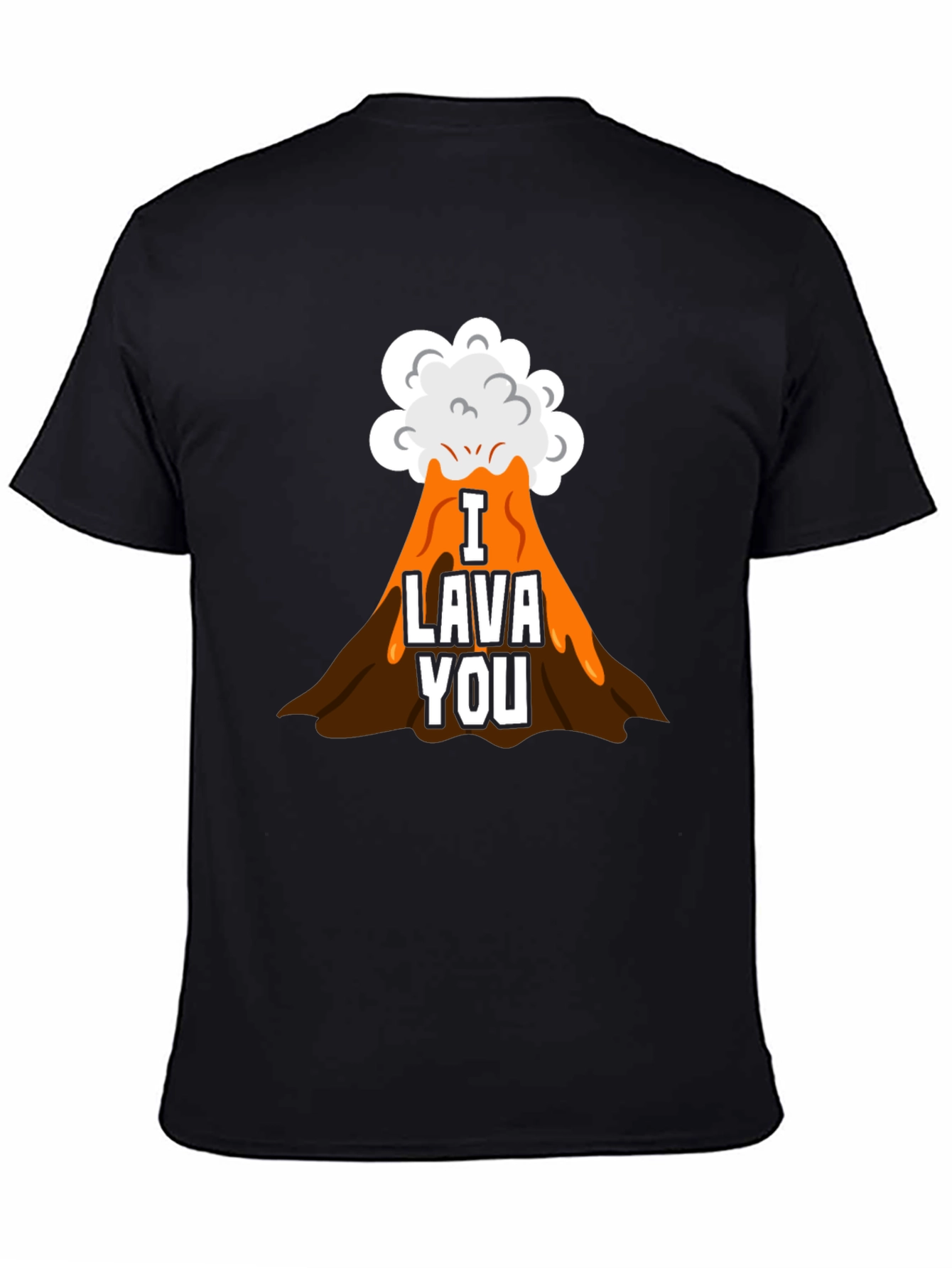 I Lava You Graphic Tee - Black T-Shirt