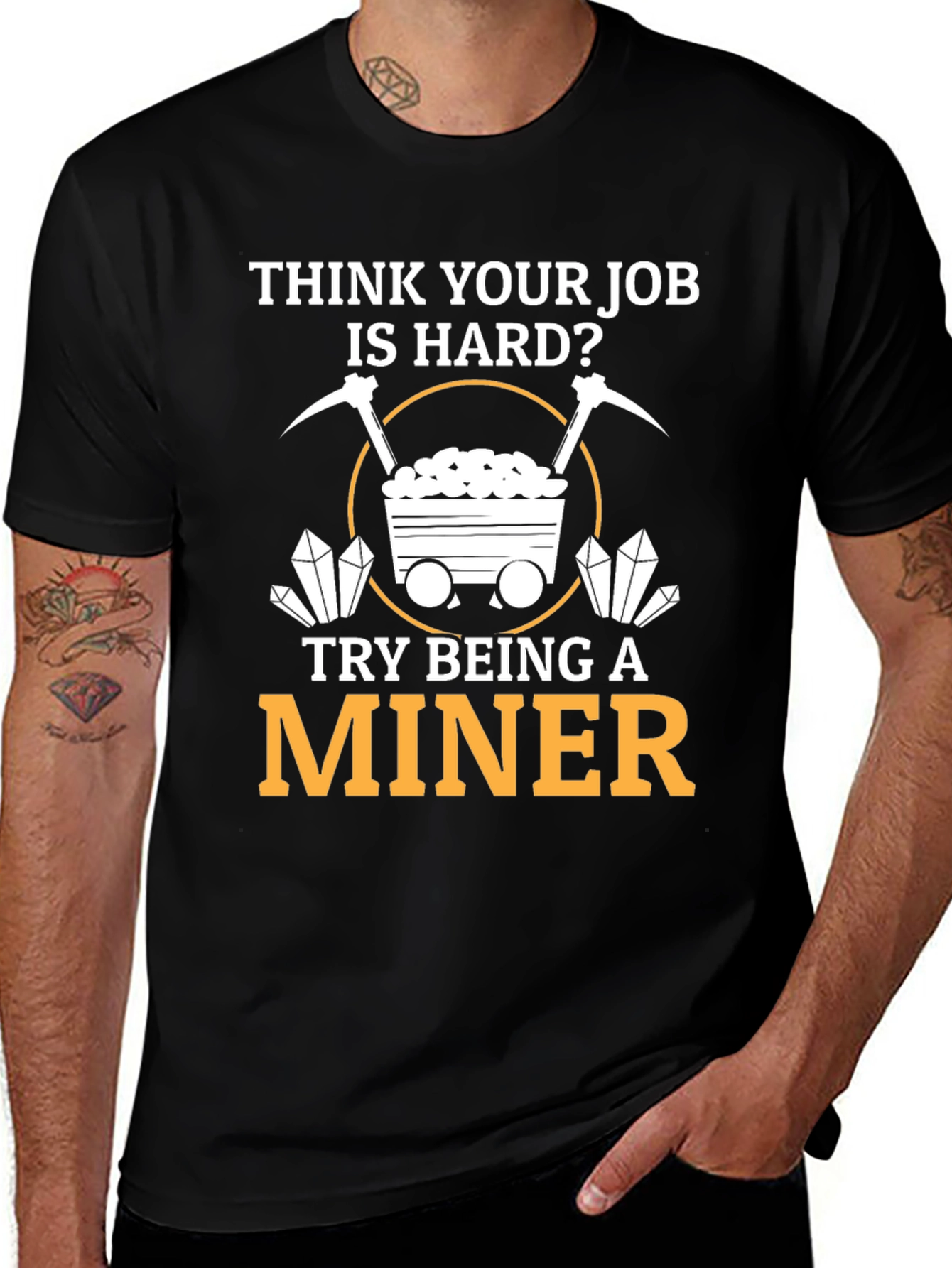 Miner T-Shirt - Hard Job Graphic Tee