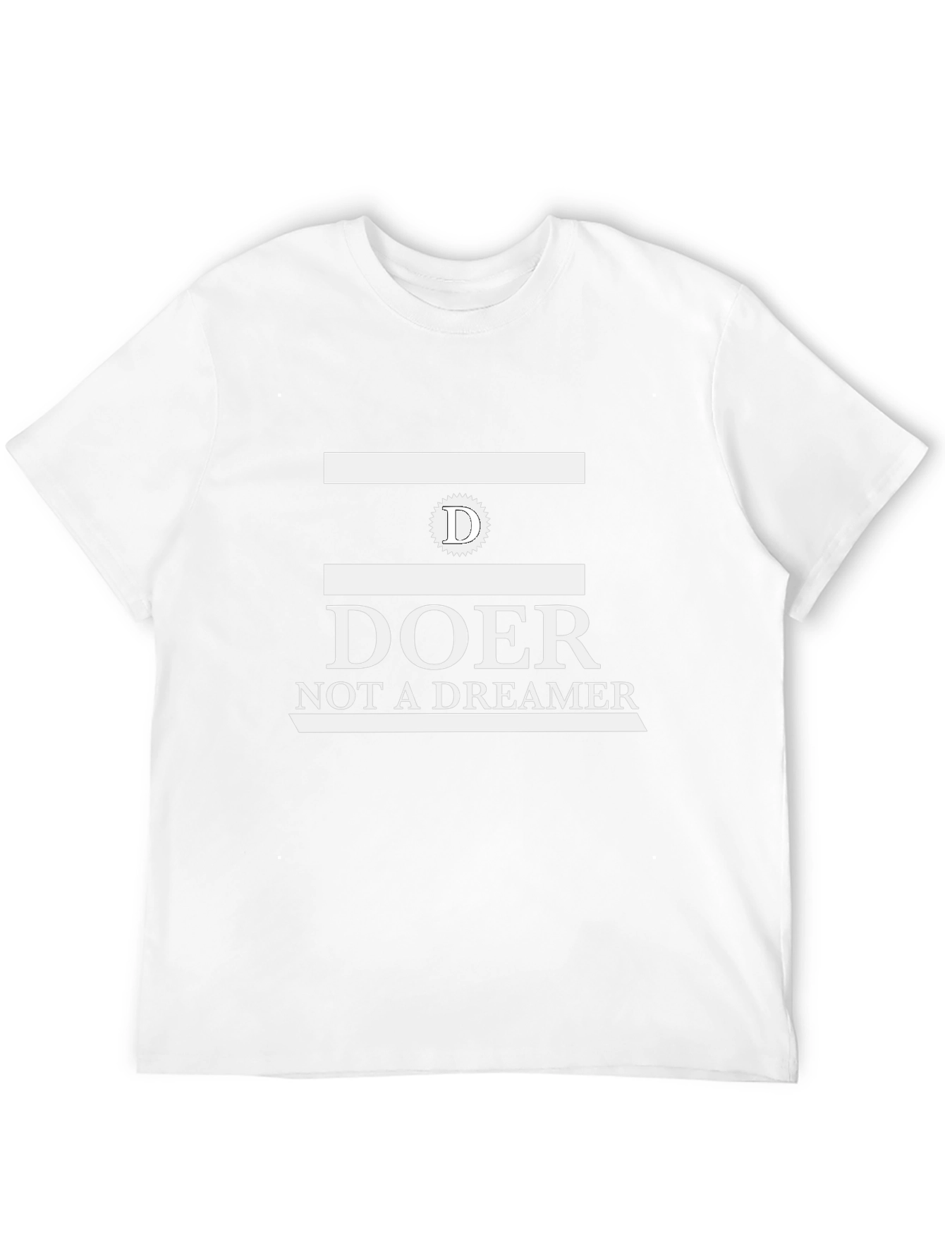 Doer Not A Dreamer Black Graphic Tee