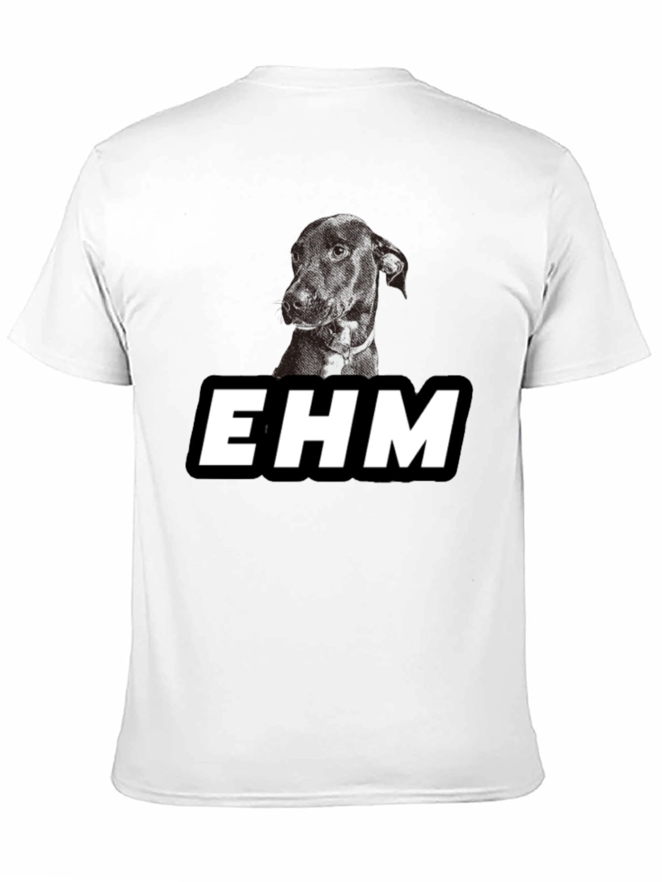 EHM Dog Graphic Black T-Shirt
