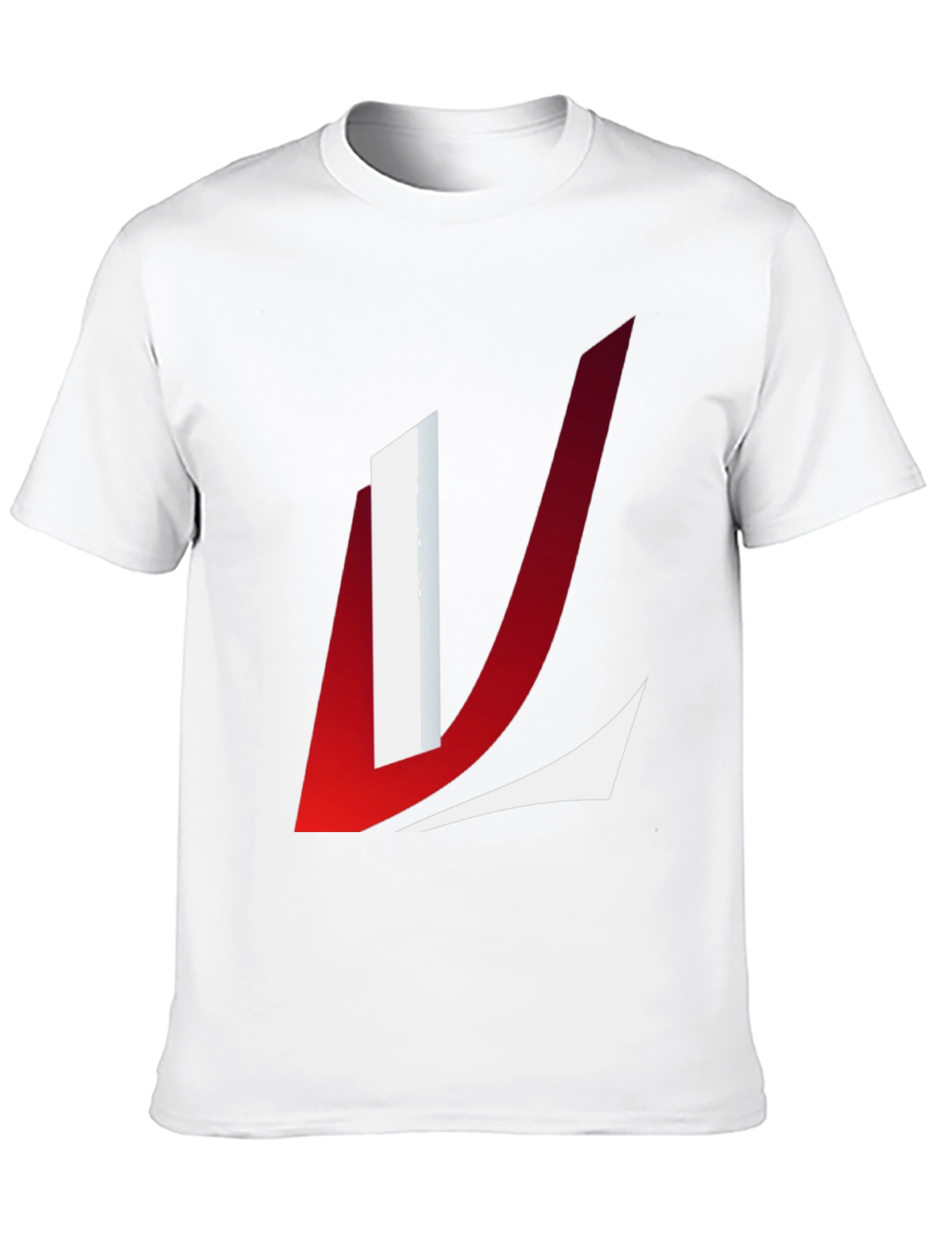 Modern L Graphic Tee - Casual Black T-Shirt