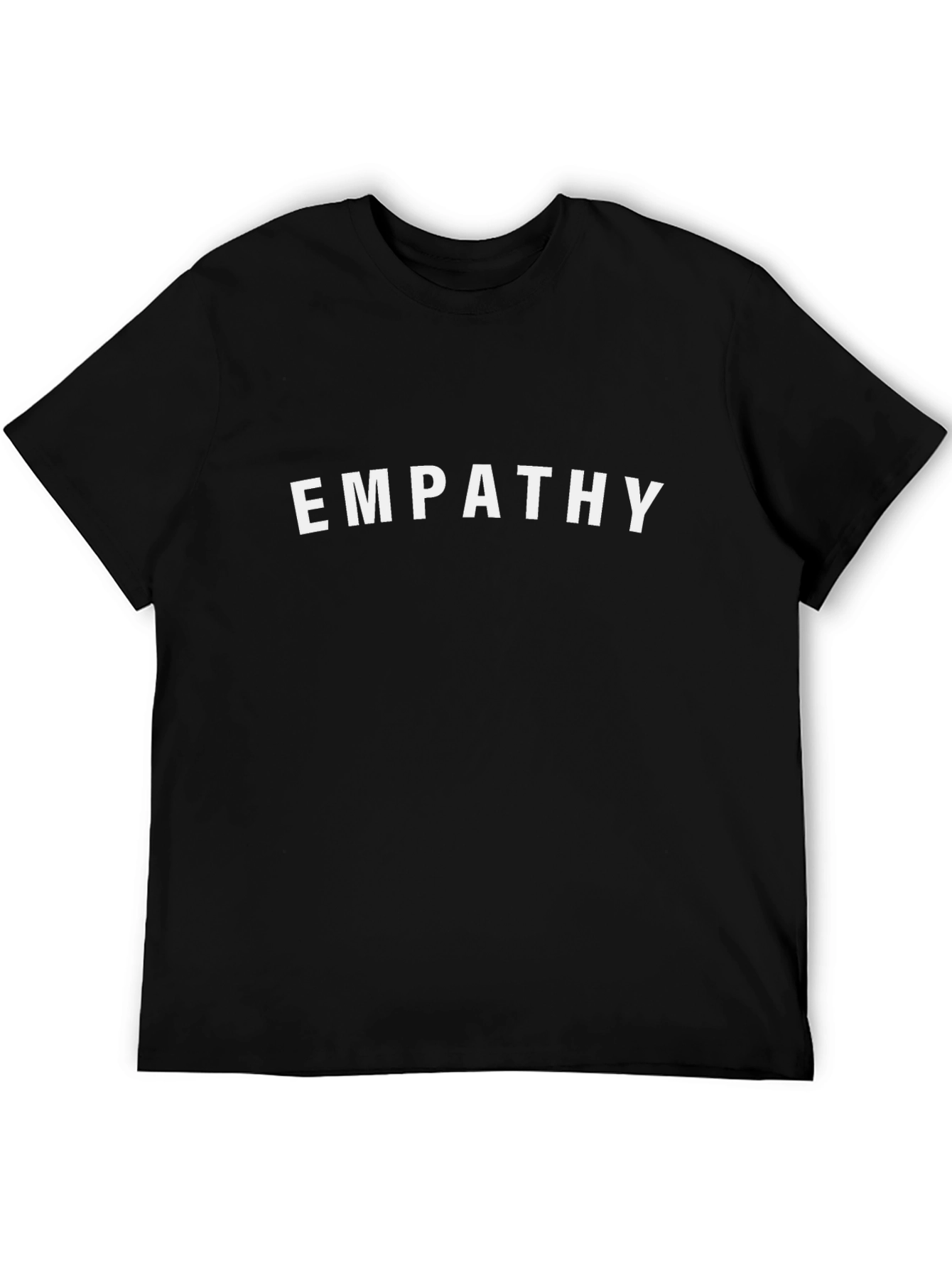 Empathy T-Shirt - Black Crew Neck Tee