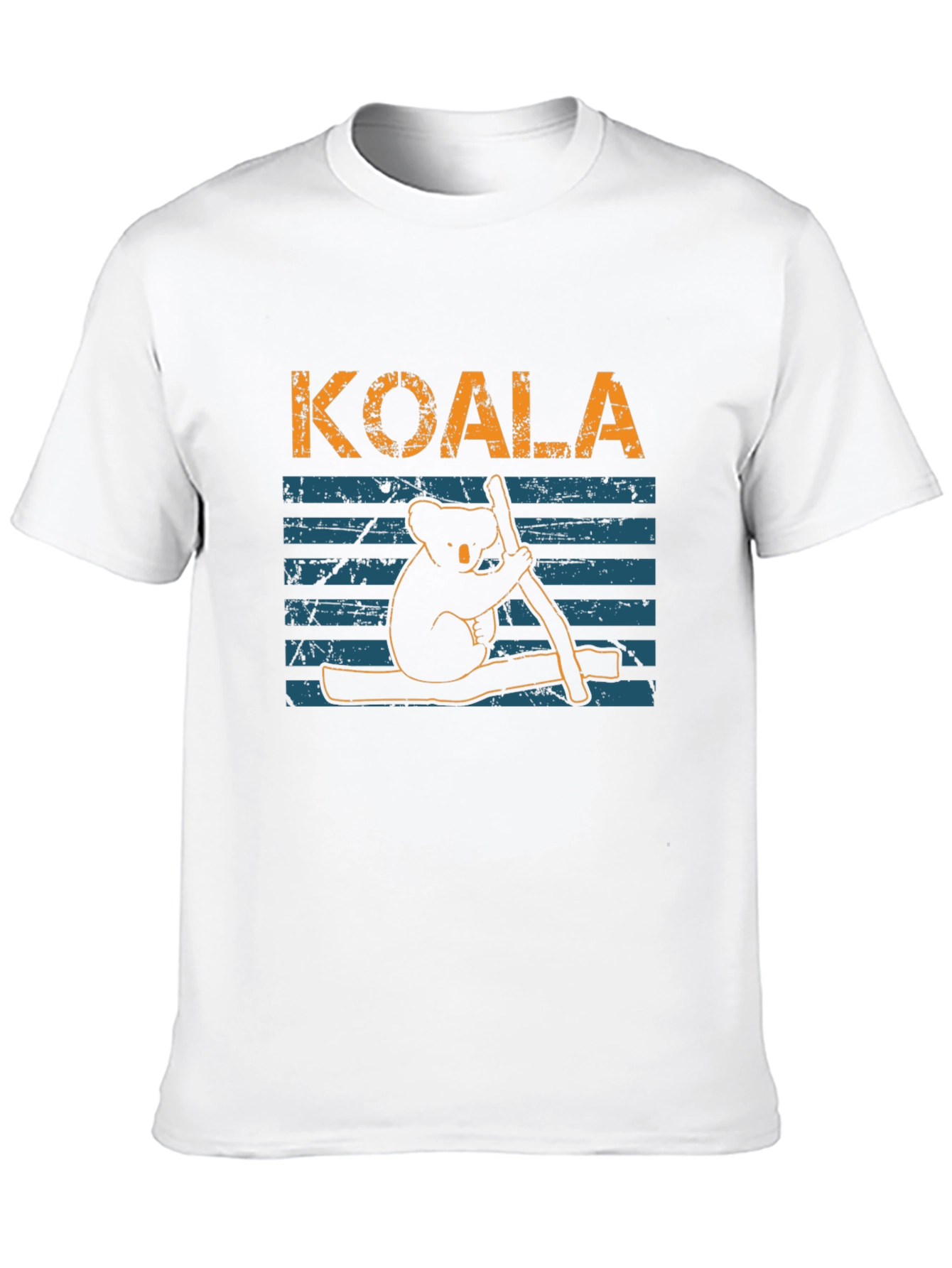 Koala Graphic Print Black T-Shirt