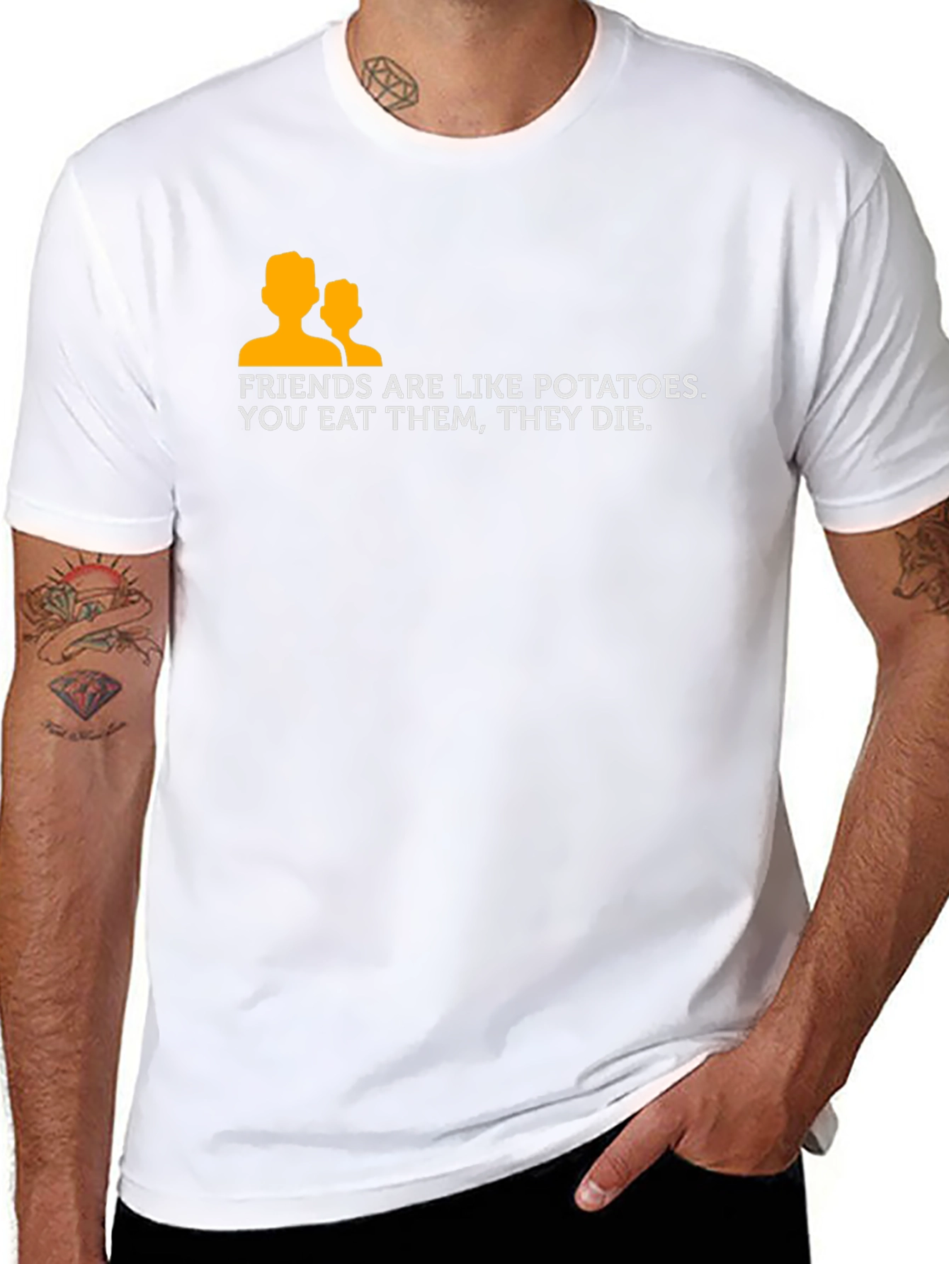 Funny Friends Like Potatoes Graphic Tee