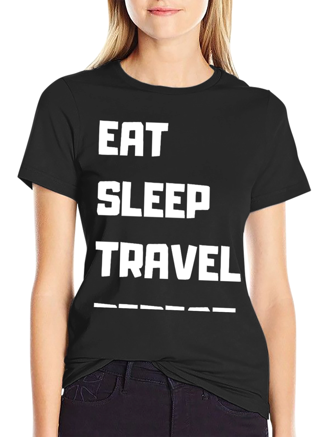 Eat Sleep Travel T-Shirt - Adventure Ready!