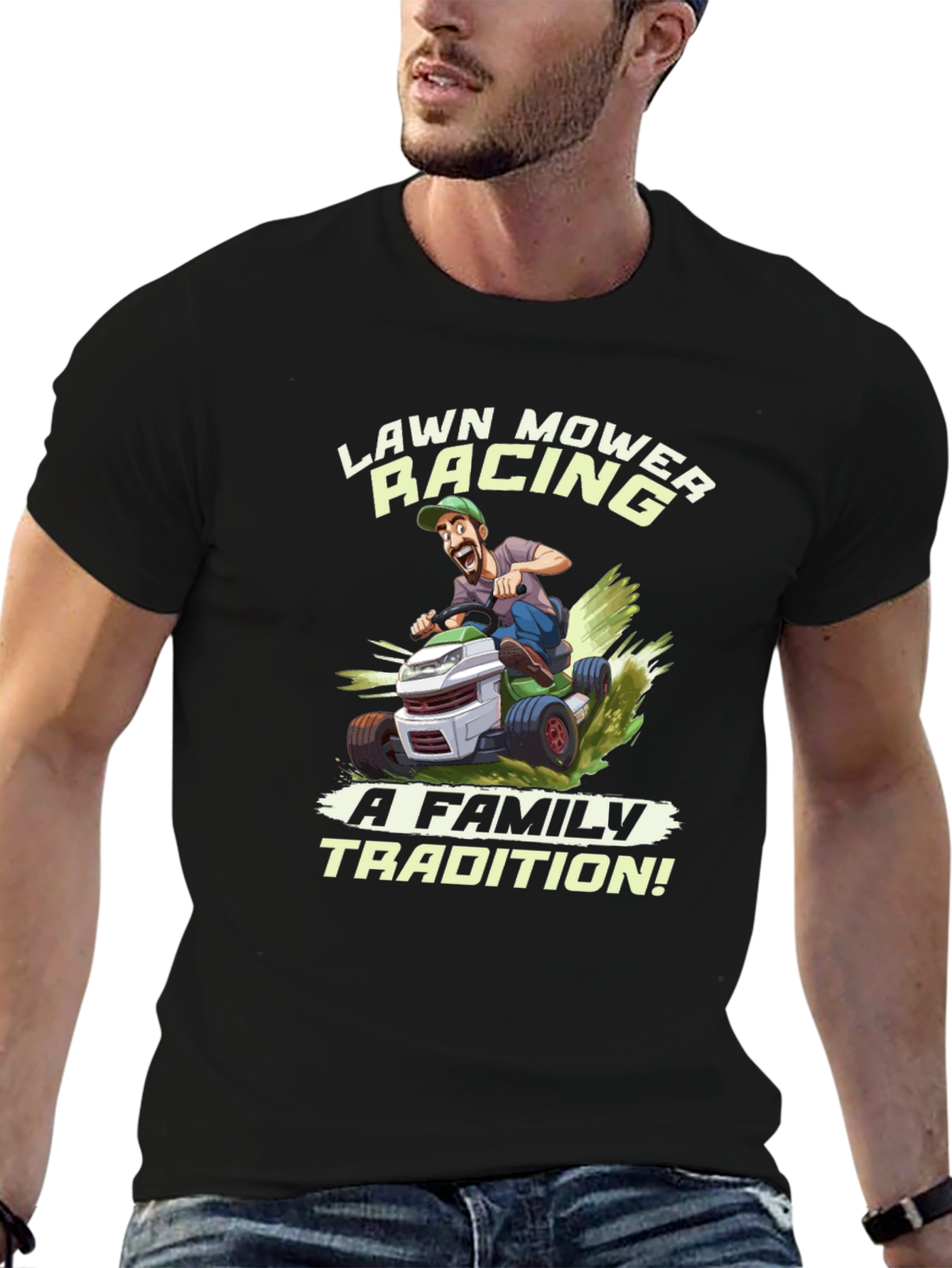 Lawn Mower Racing T-Shirt - Family Tradition Tee