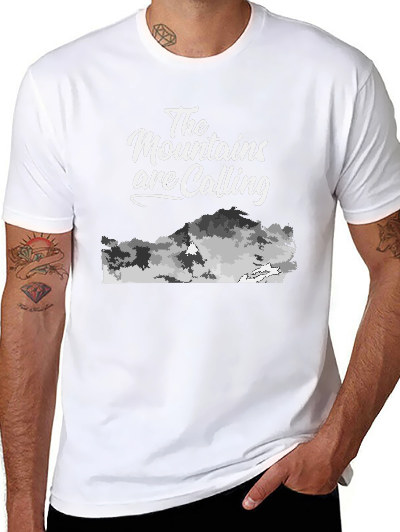 Mountains Are Calling Graphic Tee - Adventure Shirt